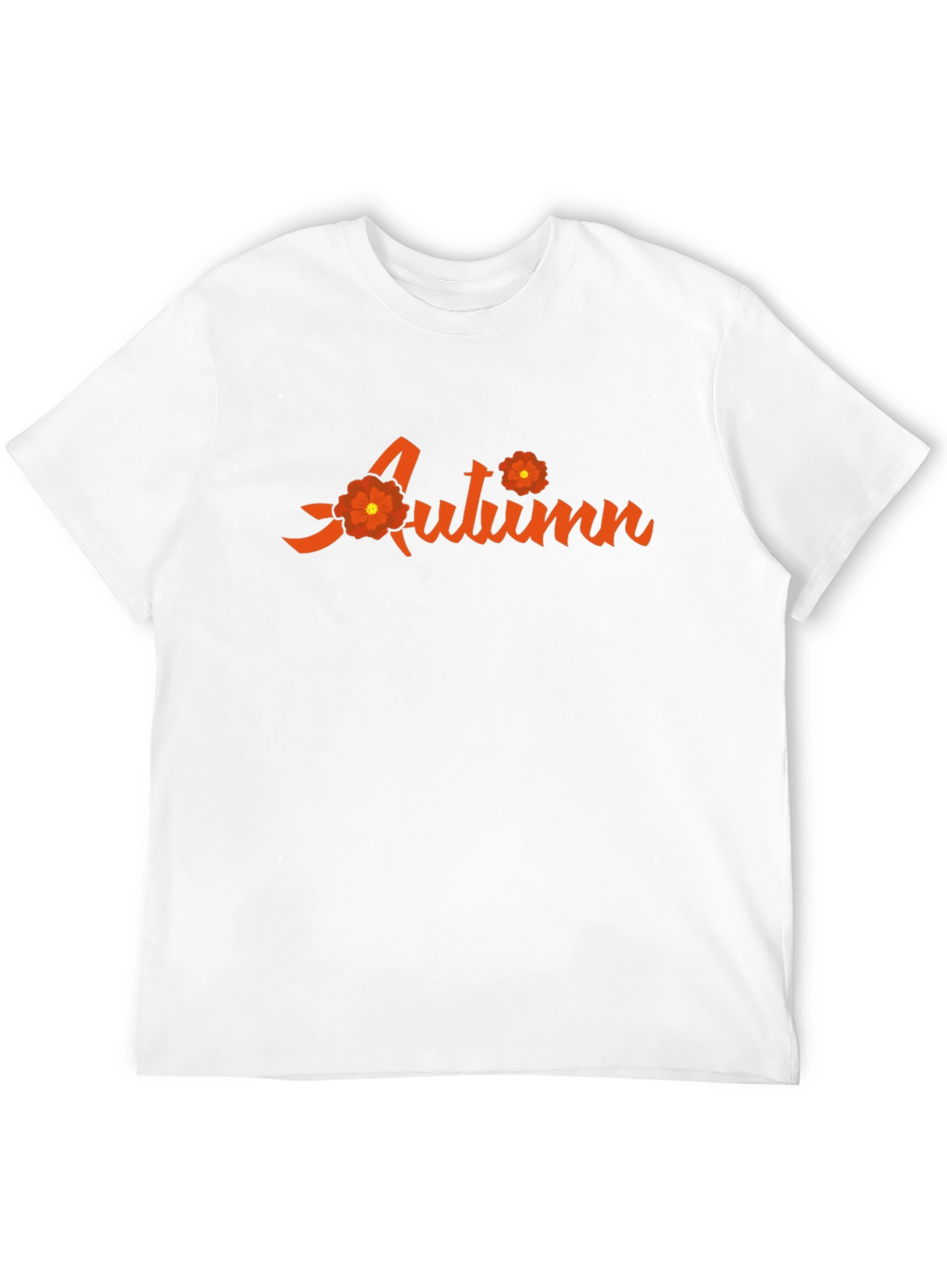 Autumn Flower Graphic Tee - Seasonal Style