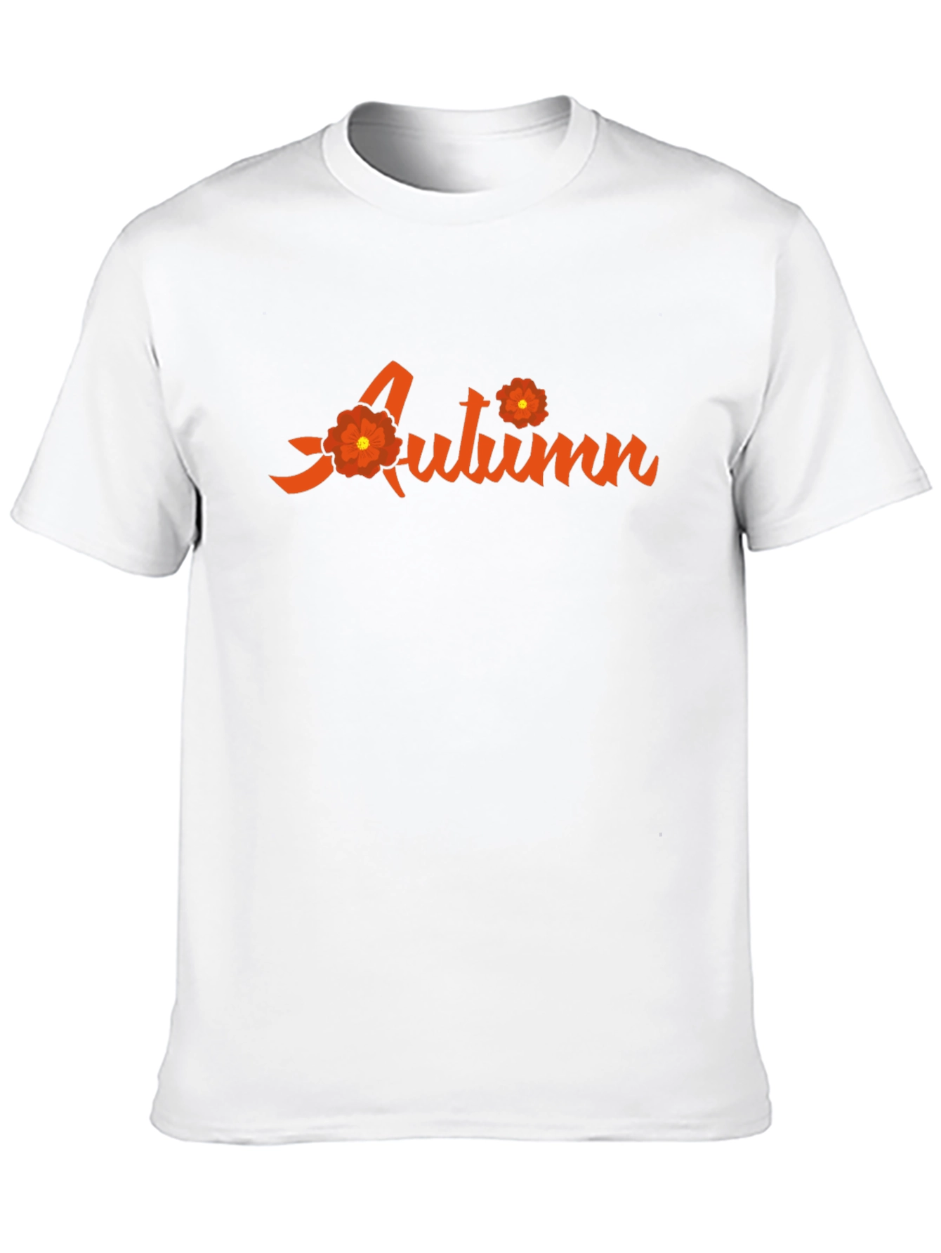 Autumn Flower Graphic Tee - Seasonal Style