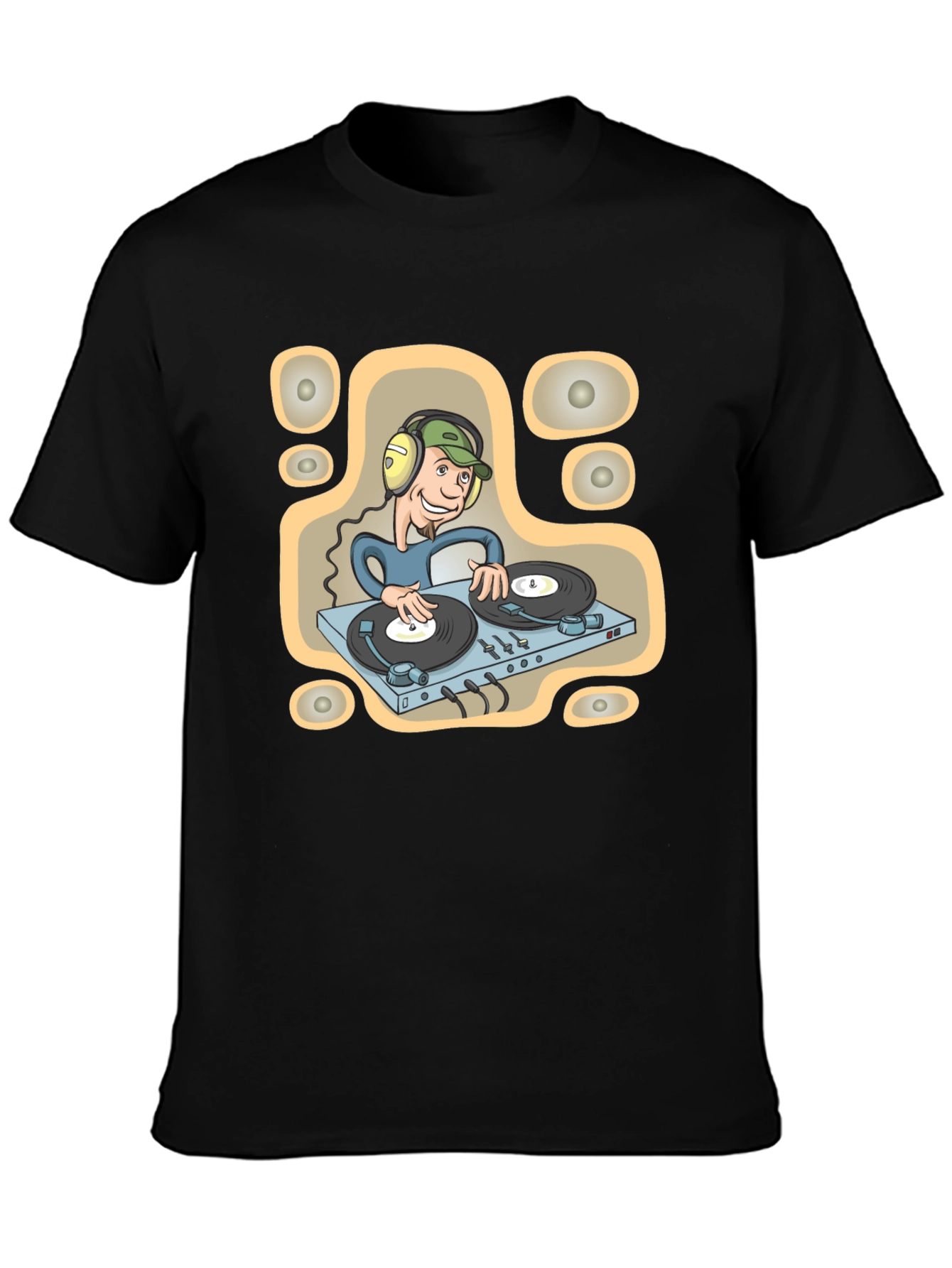DJ Turntable Graphic Tee - Music Lover Apparel