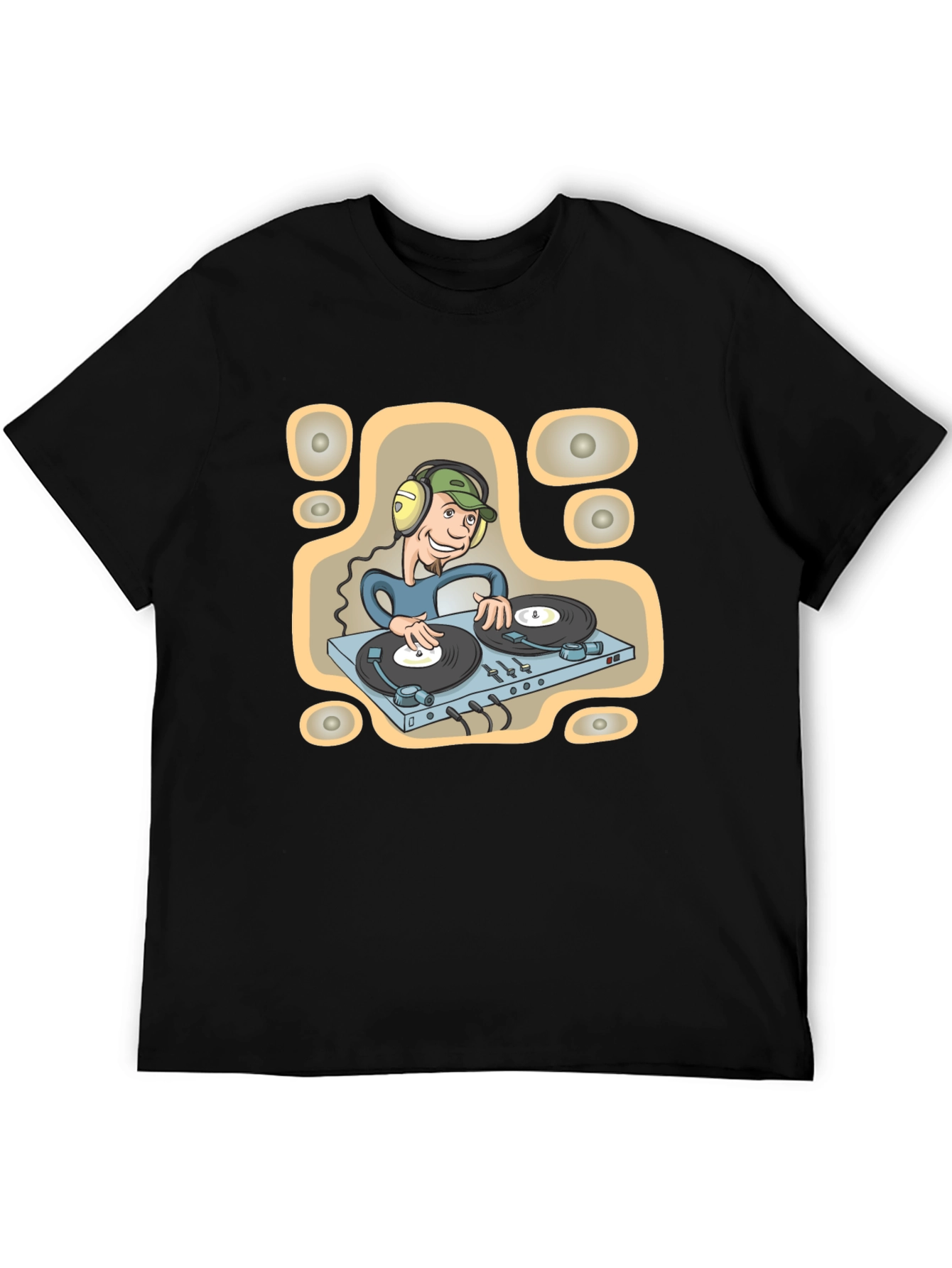 DJ Turntable Graphic Tee - Music Lover Apparel