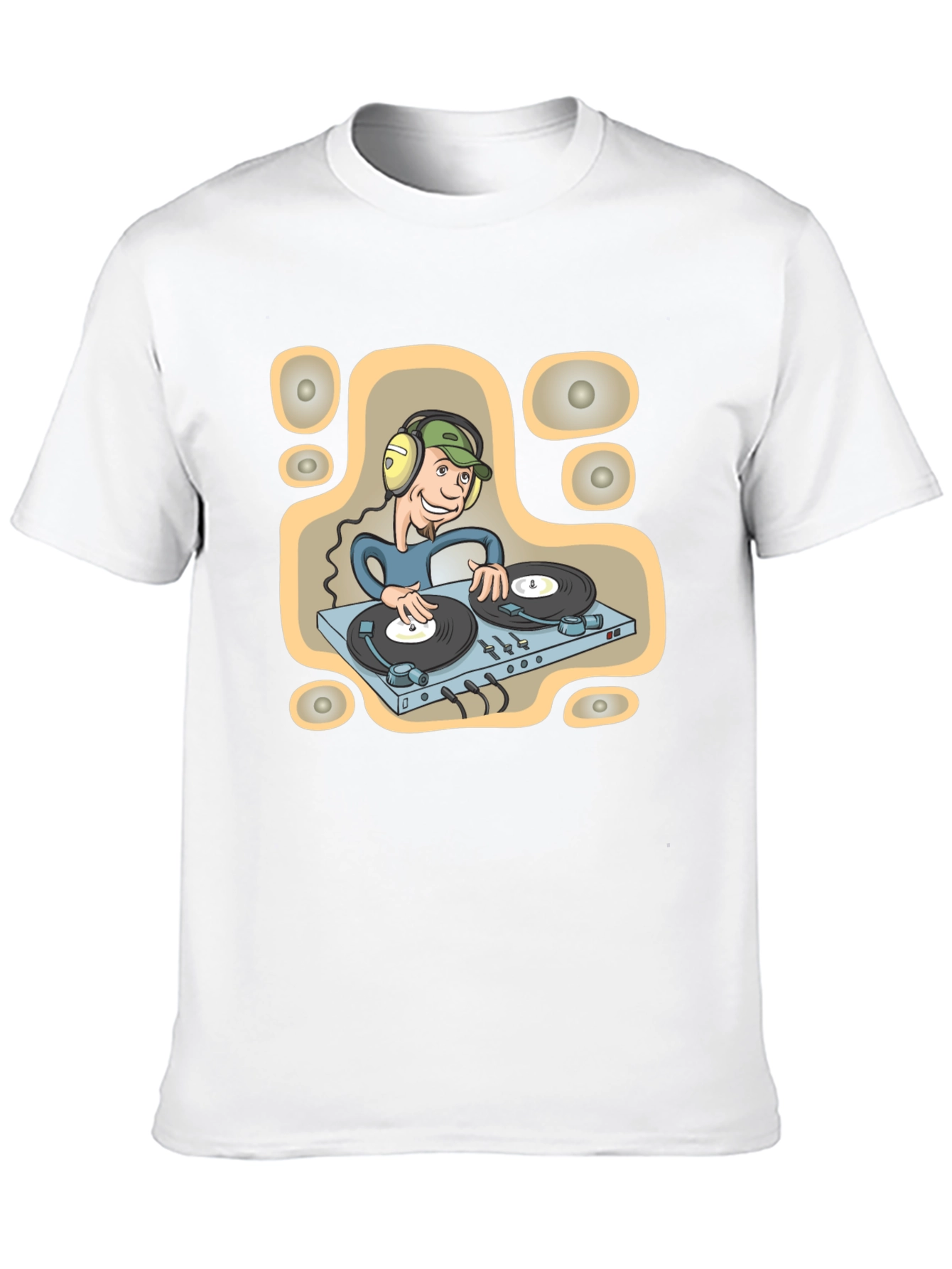 DJ Turntable Graphic Tee - Music Lover Apparel