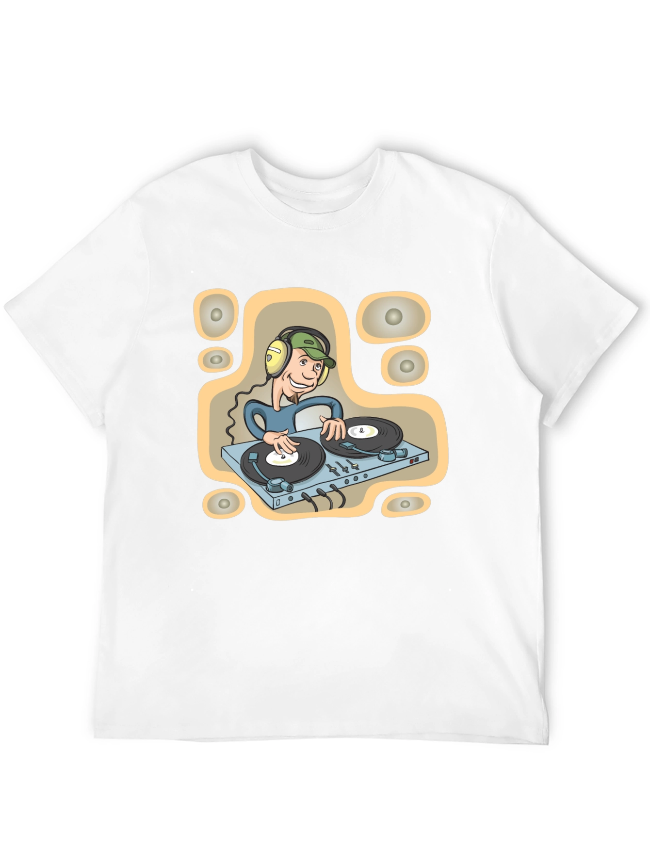 DJ Turntable Graphic Tee - Music Lover Apparel
