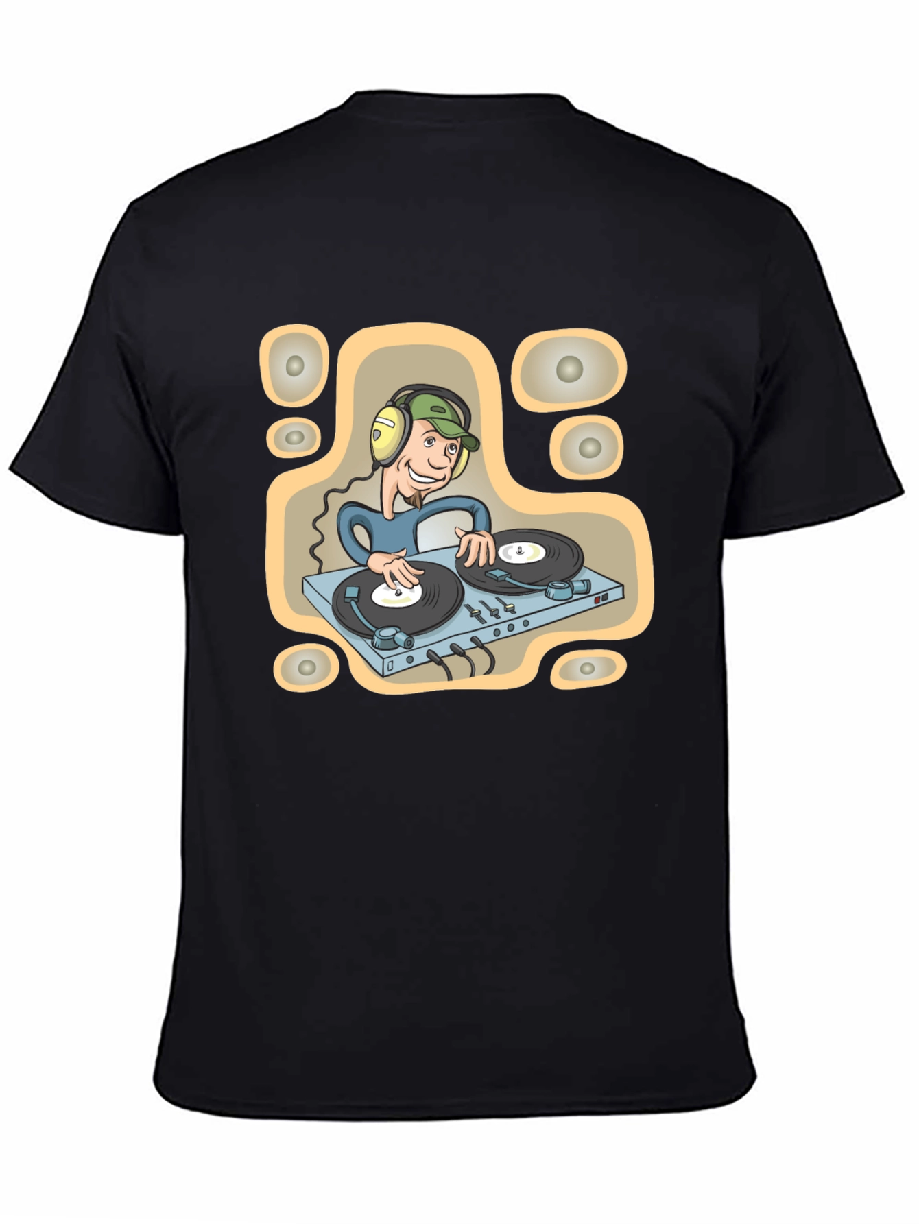 DJ Turntable Graphic Tee - Music Lover Apparel