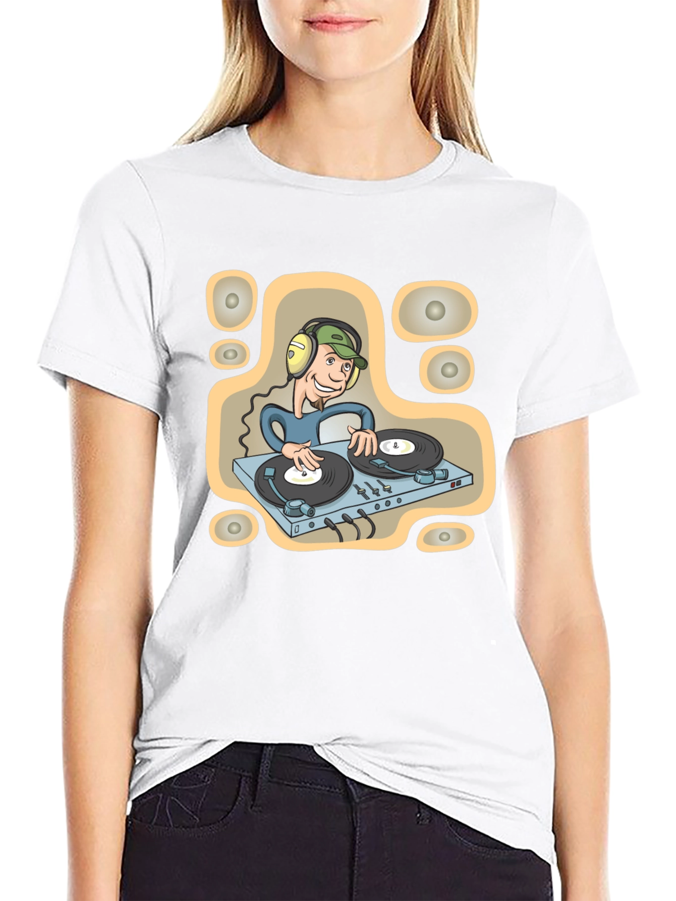 DJ Turntable Graphic Tee - Music Lover Apparel