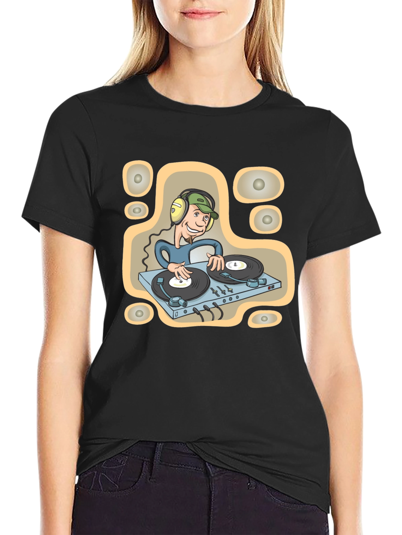 DJ Turntable Graphic Tee - Music Lover Apparel