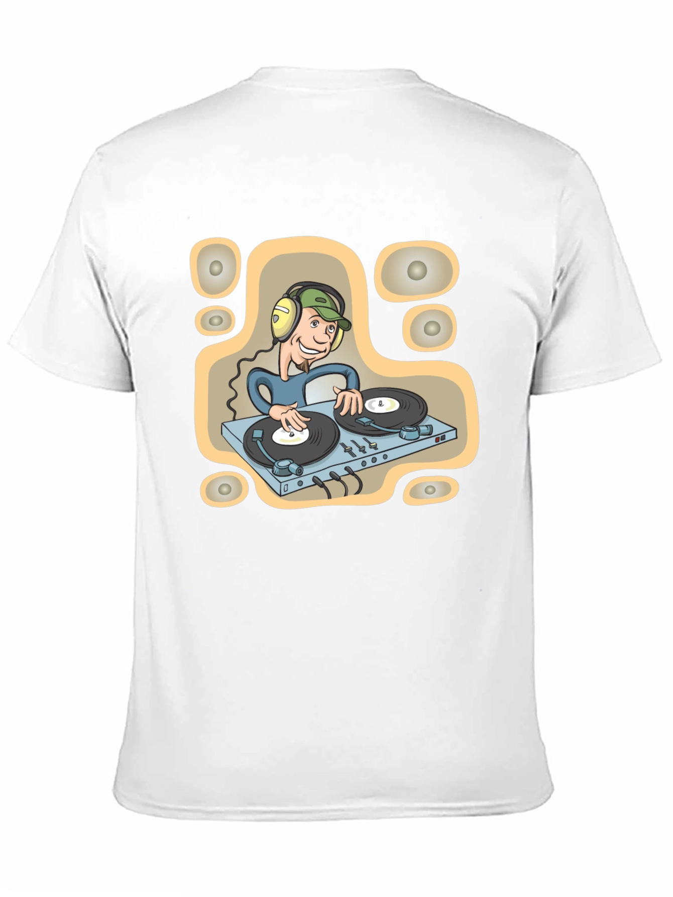DJ Turntable Graphic Tee - Music Lover Apparel