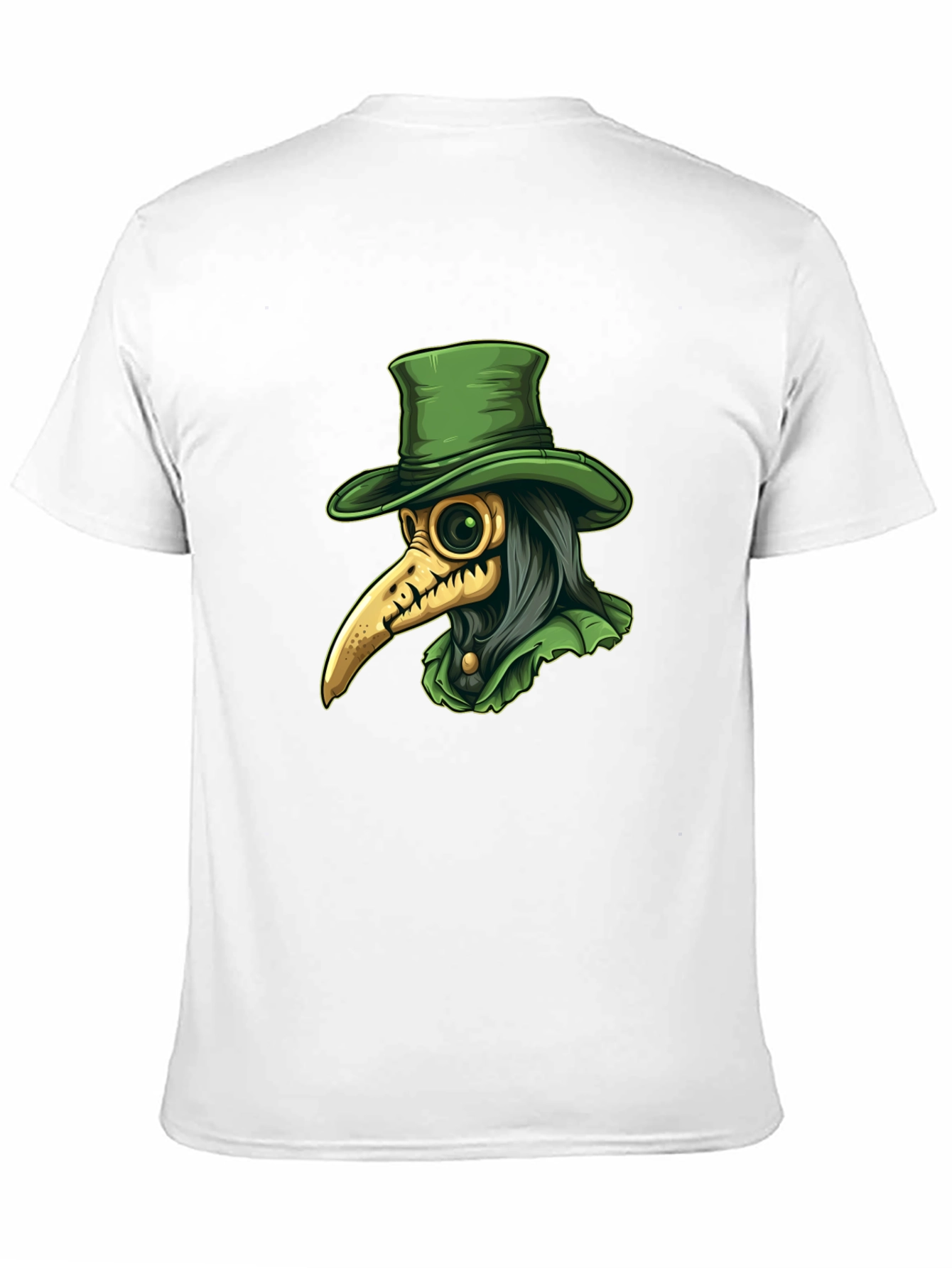 Plague Doctor Graphic Tee - Unique Gothic Fashion