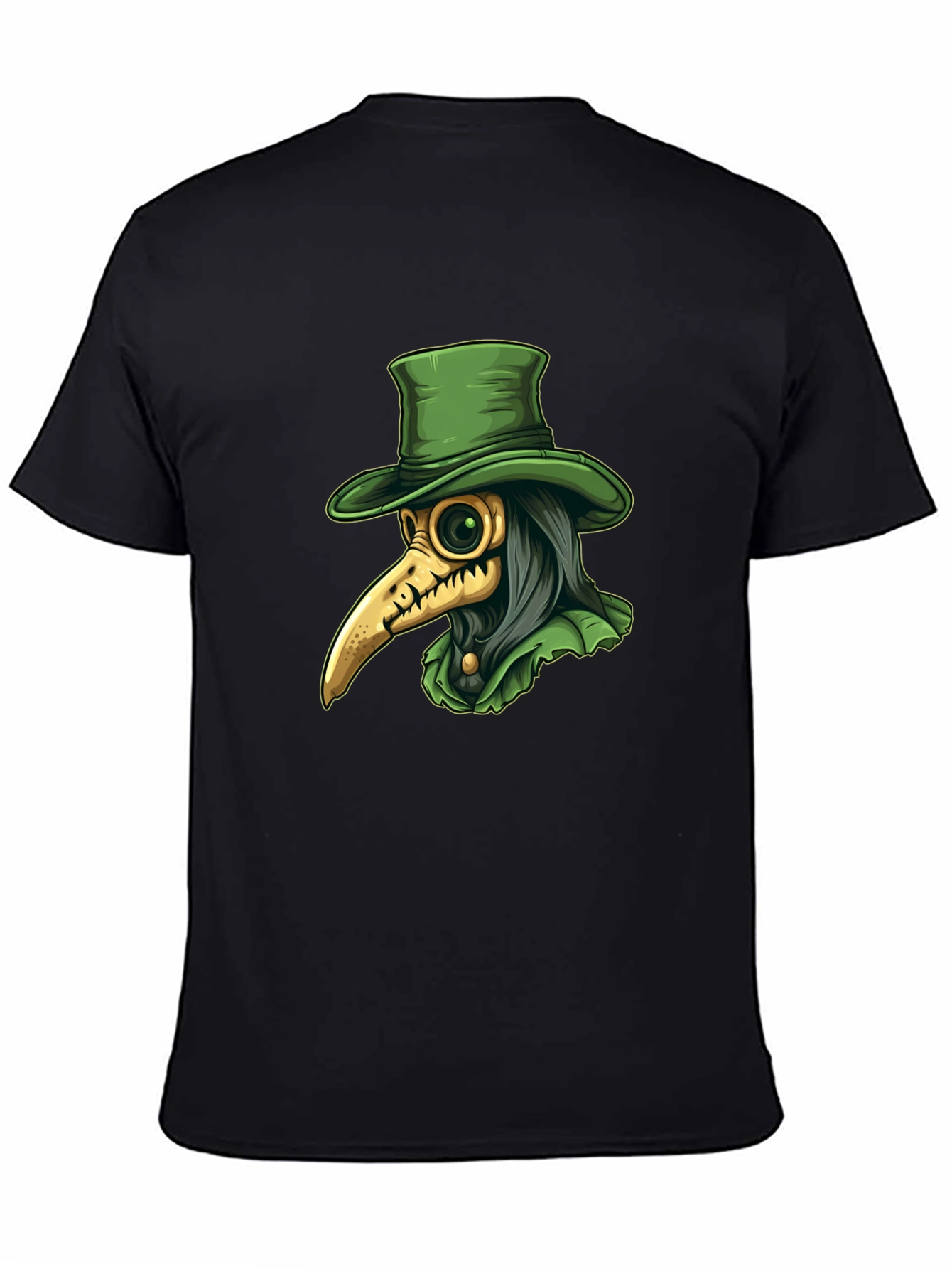 Plague Doctor Graphic Tee - Unique Gothic Fashion