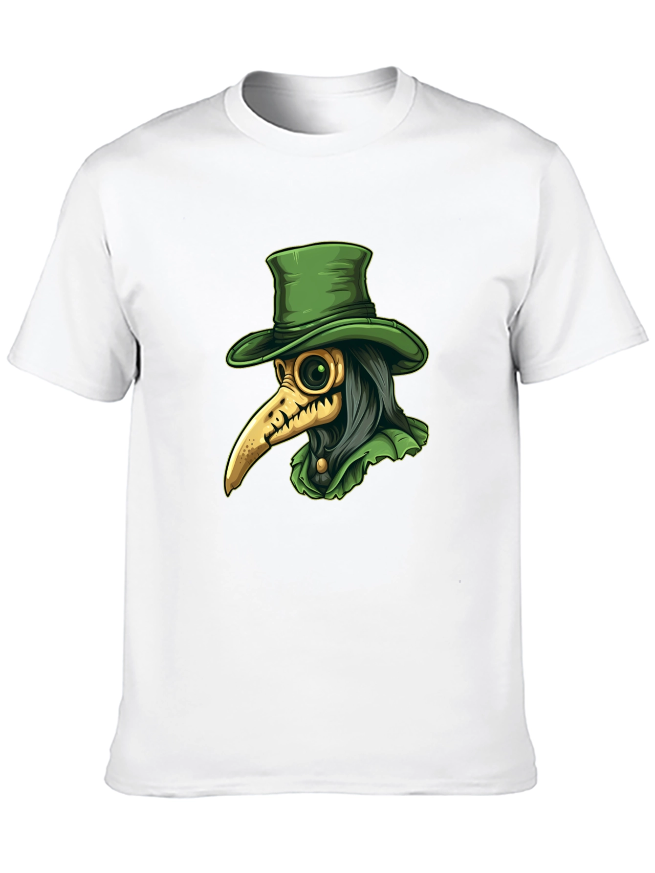 Plague Doctor Graphic Tee - Unique Gothic Fashion
