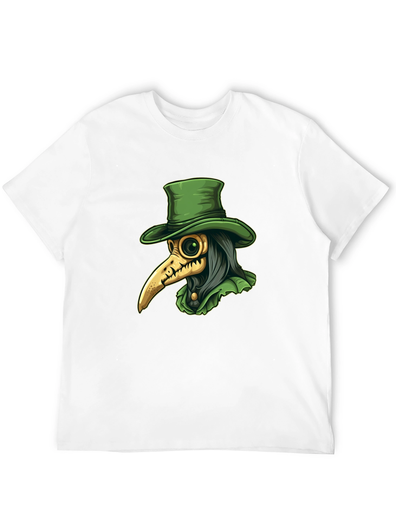 Plague Doctor Graphic Tee - Unique Gothic Fashion