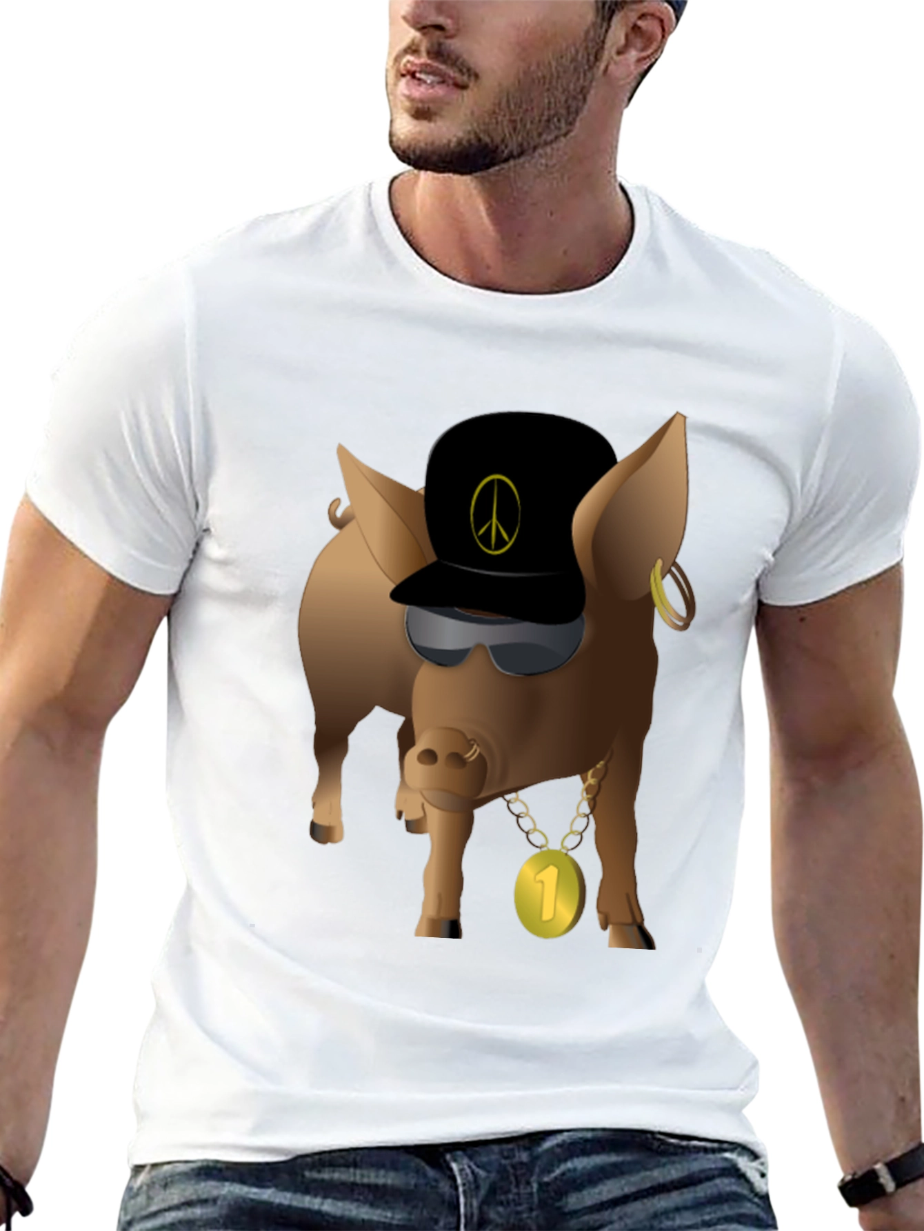 Cool Pig Graphic Tee - Number One Style
