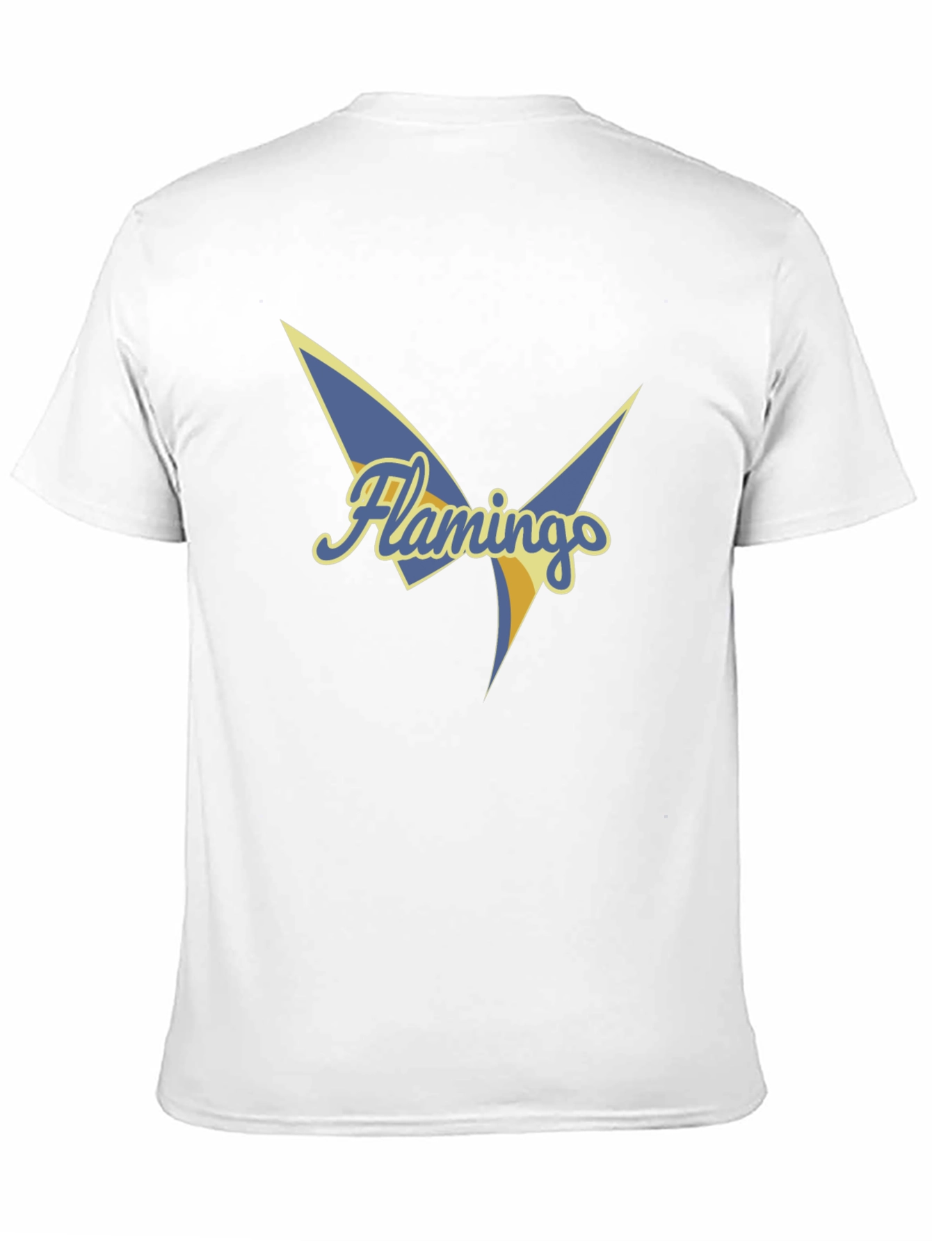 Flamingos Graphic Tee - Black Cotton Casual Shirt