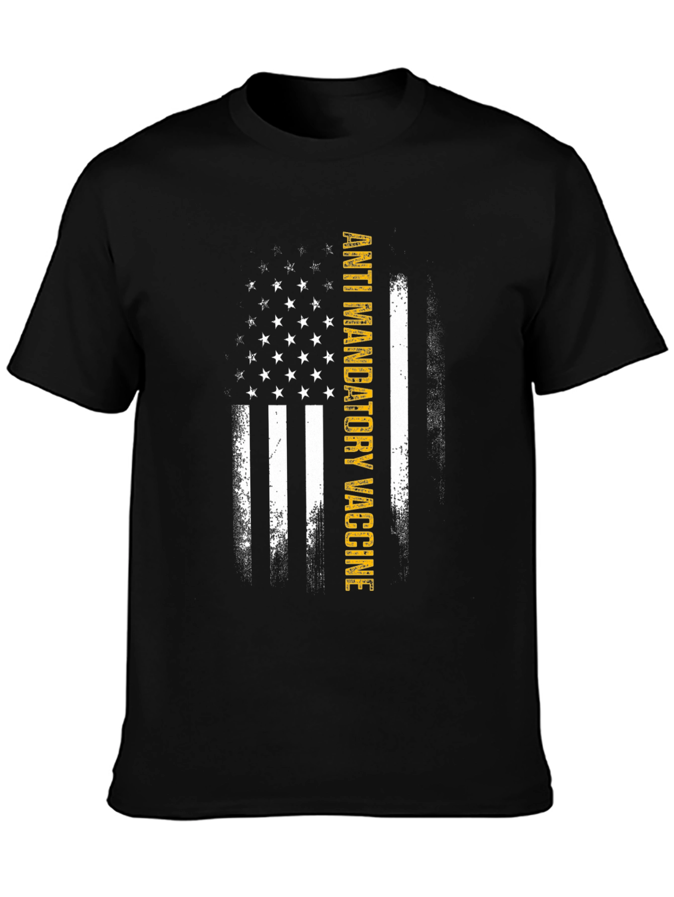 Anti Mandatory Vaccine USA Flag T-Shirt