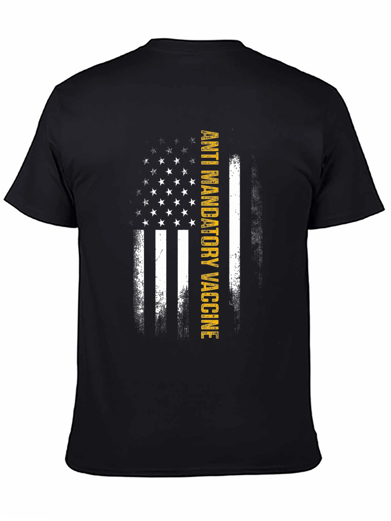 Anti Mandatory Vaccine USA Flag T-Shirt