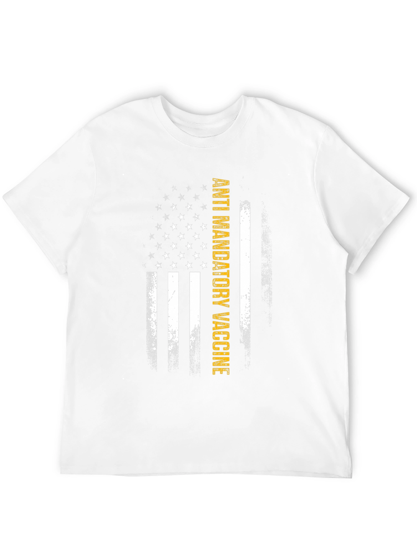 Anti Mandatory Vaccine USA Flag T-Shirt