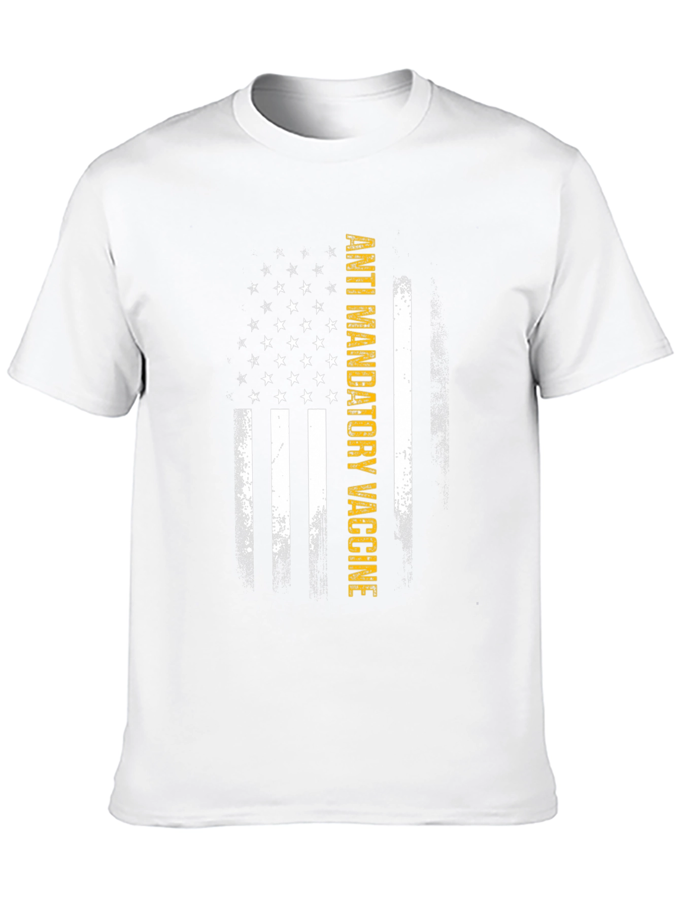 Anti Mandatory Vaccine USA Flag T-Shirt