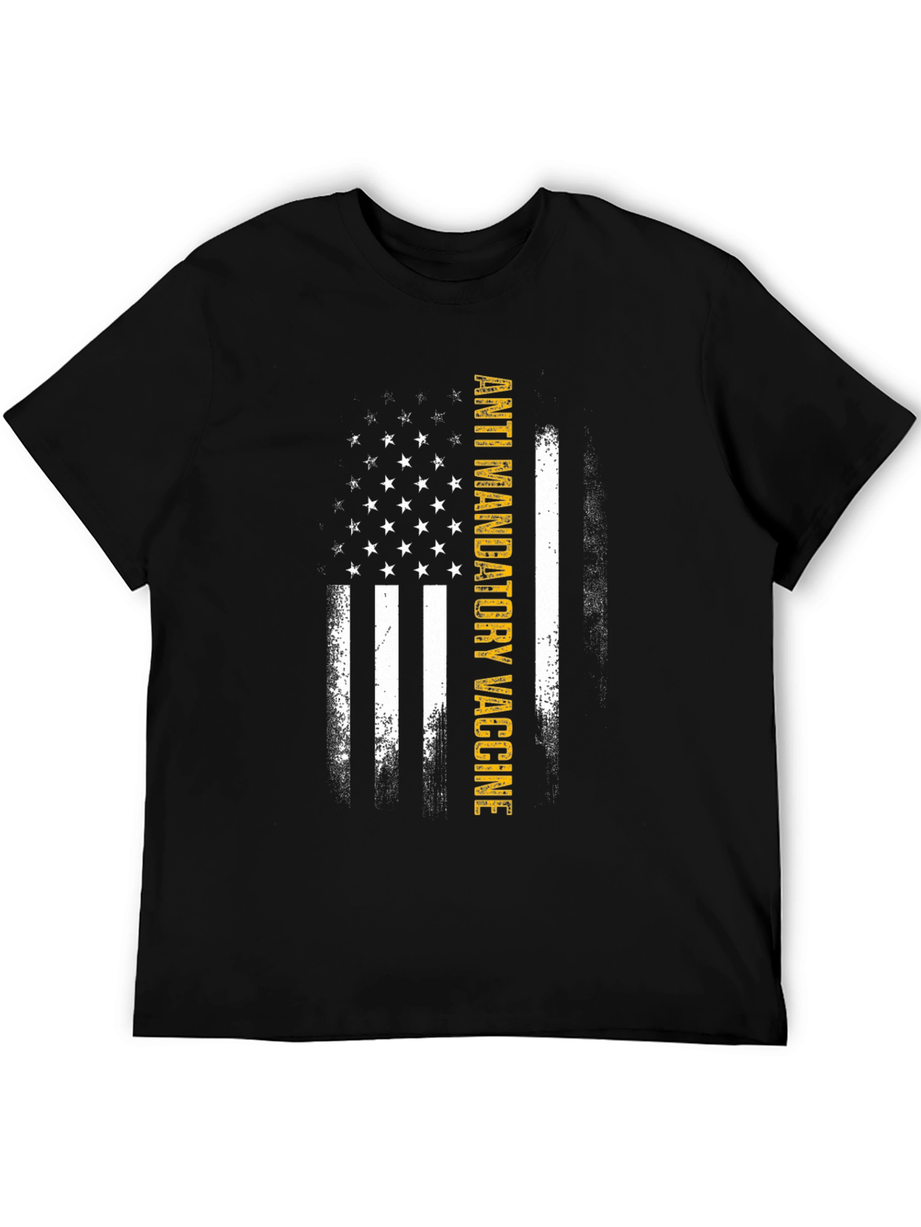 Anti Mandatory Vaccine USA Flag T-Shirt