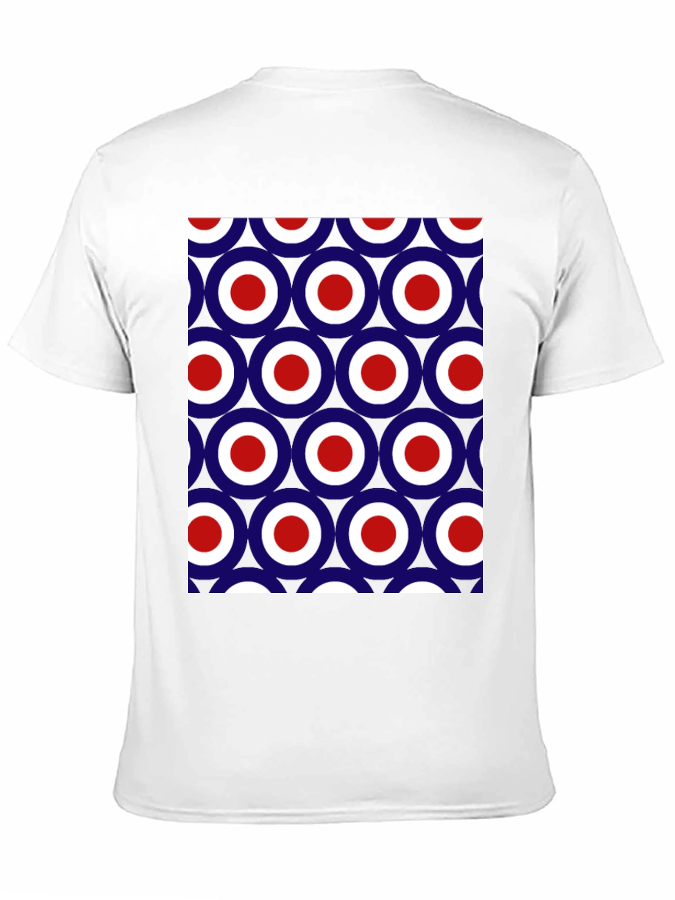 Mod Target Pattern T-Shirt - Retro Style