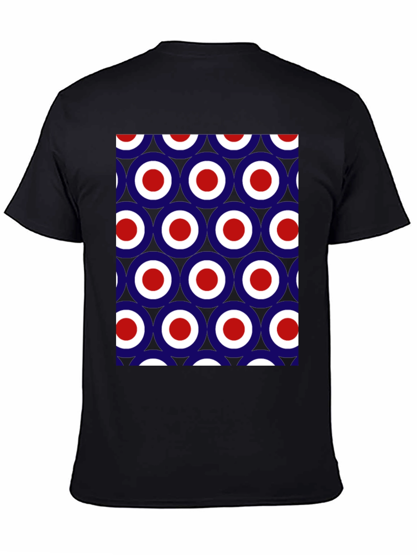 Mod Target Pattern T-Shirt - Retro Style