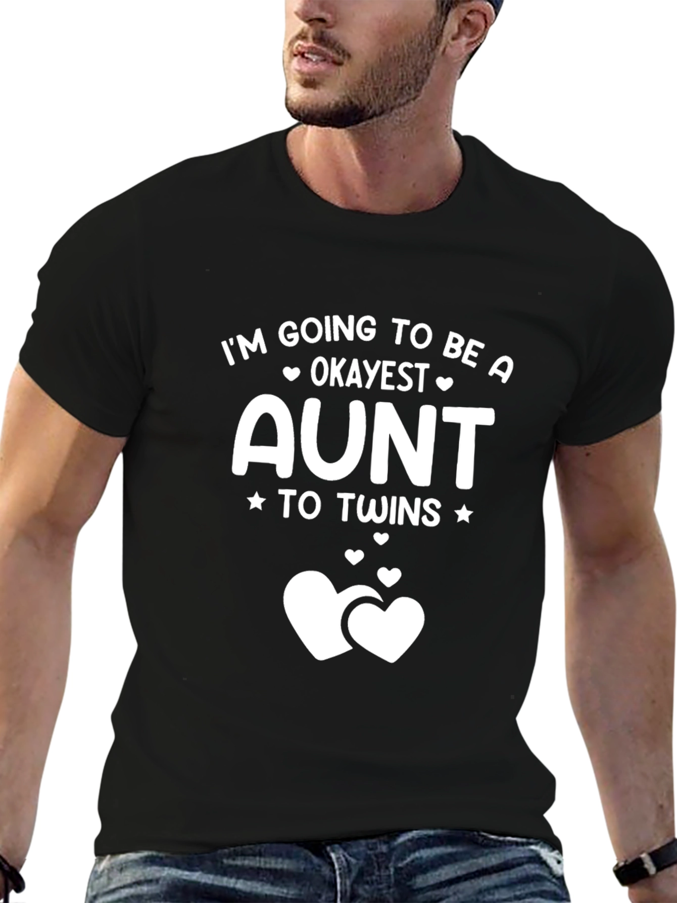 Future Aunt of Twins T-Shirt - Okayest Aunt Ever!