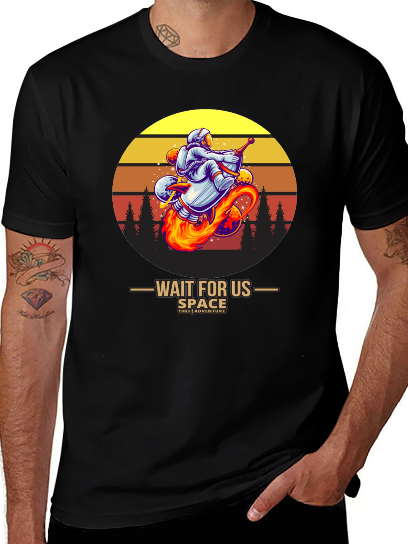 Retro Astronaut Adventure T-Shirt