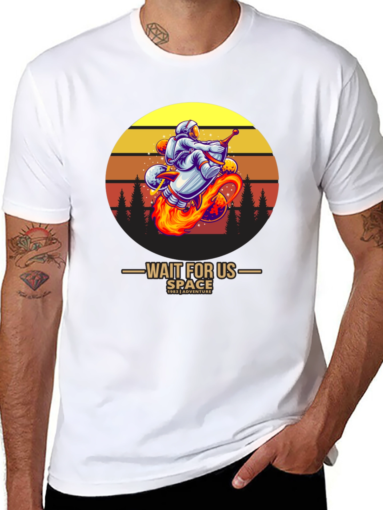 Retro Astronaut Adventure T-Shirt