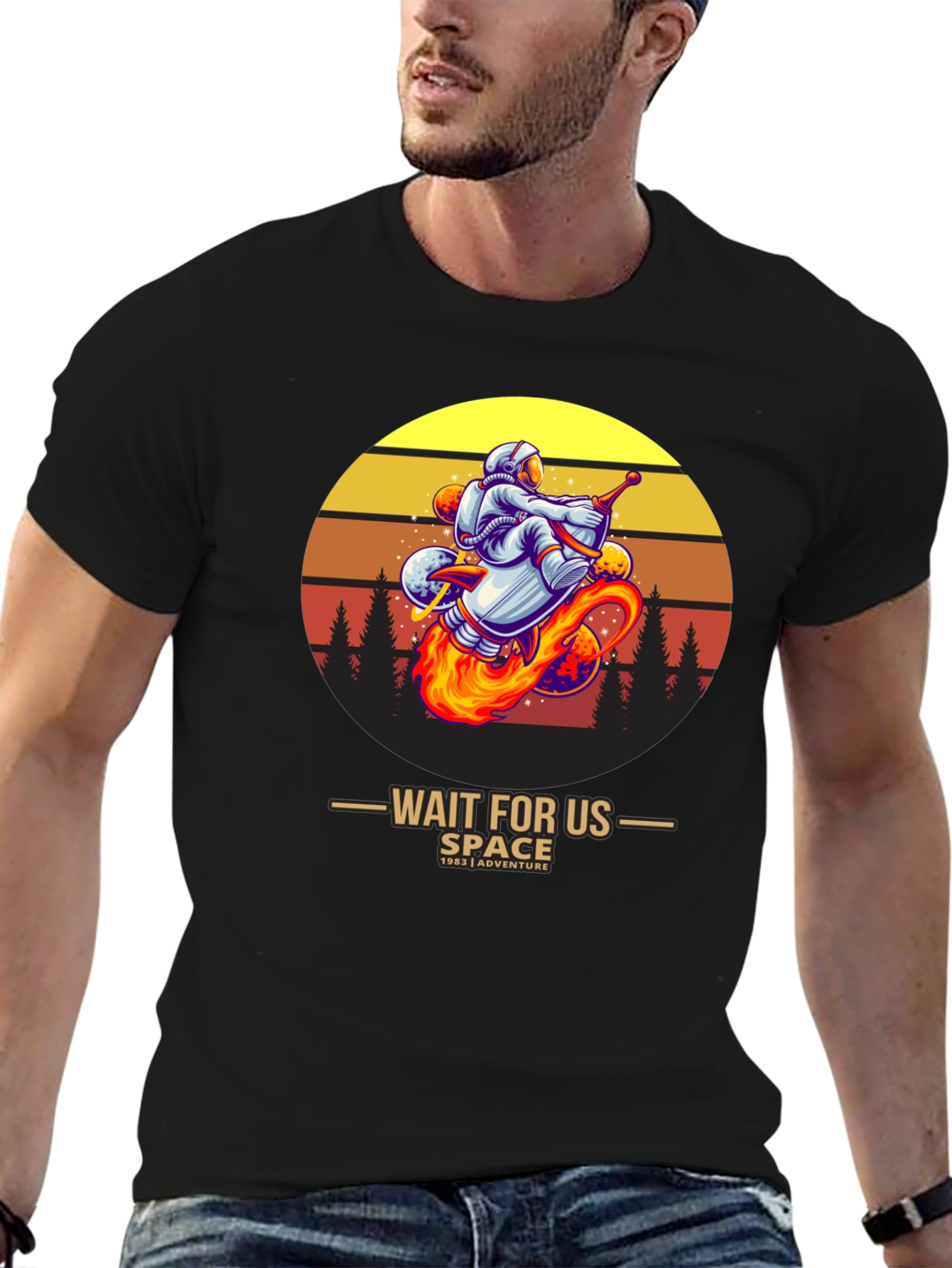 Retro Astronaut Adventure T-Shirt