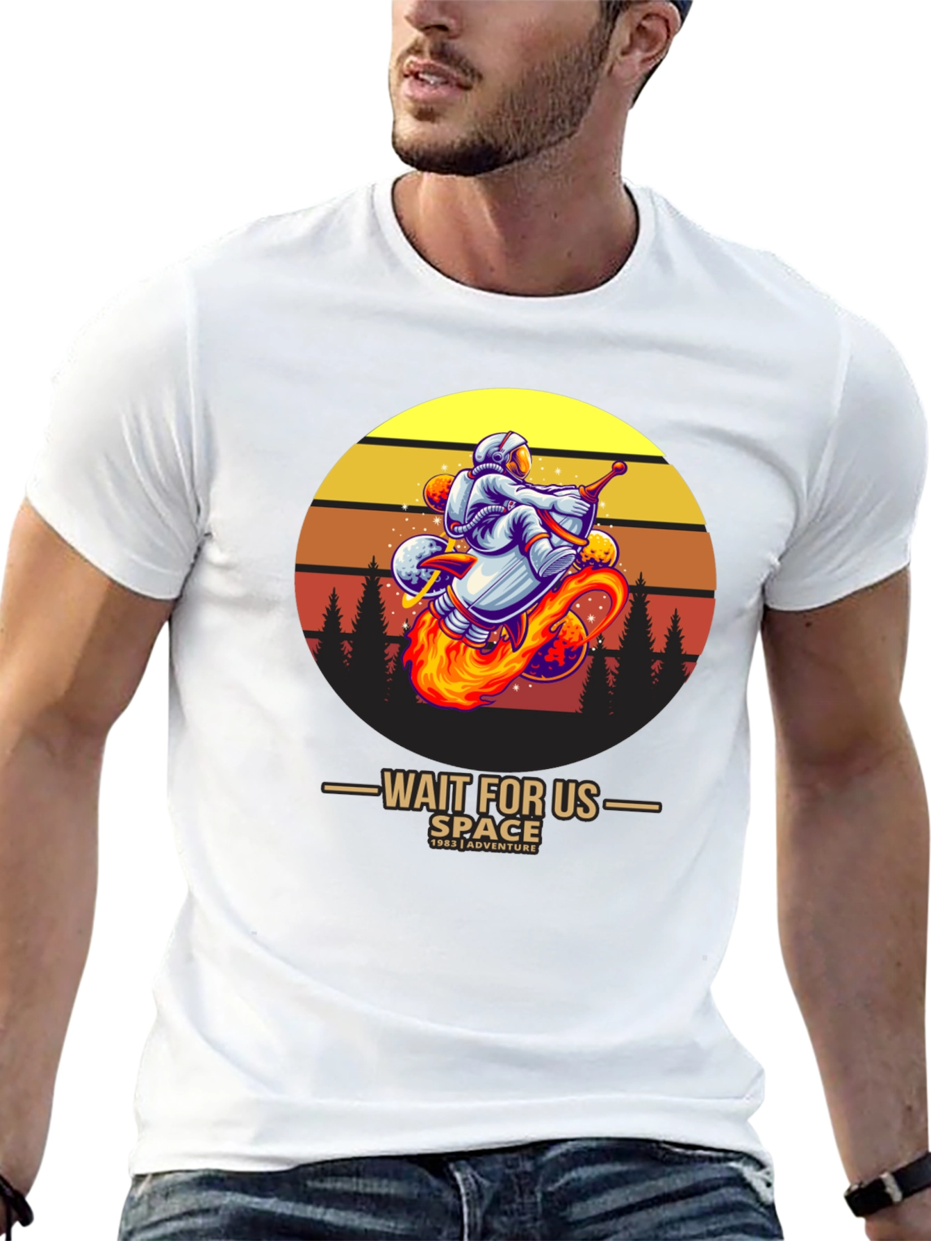 Retro Astronaut Adventure T-Shirt