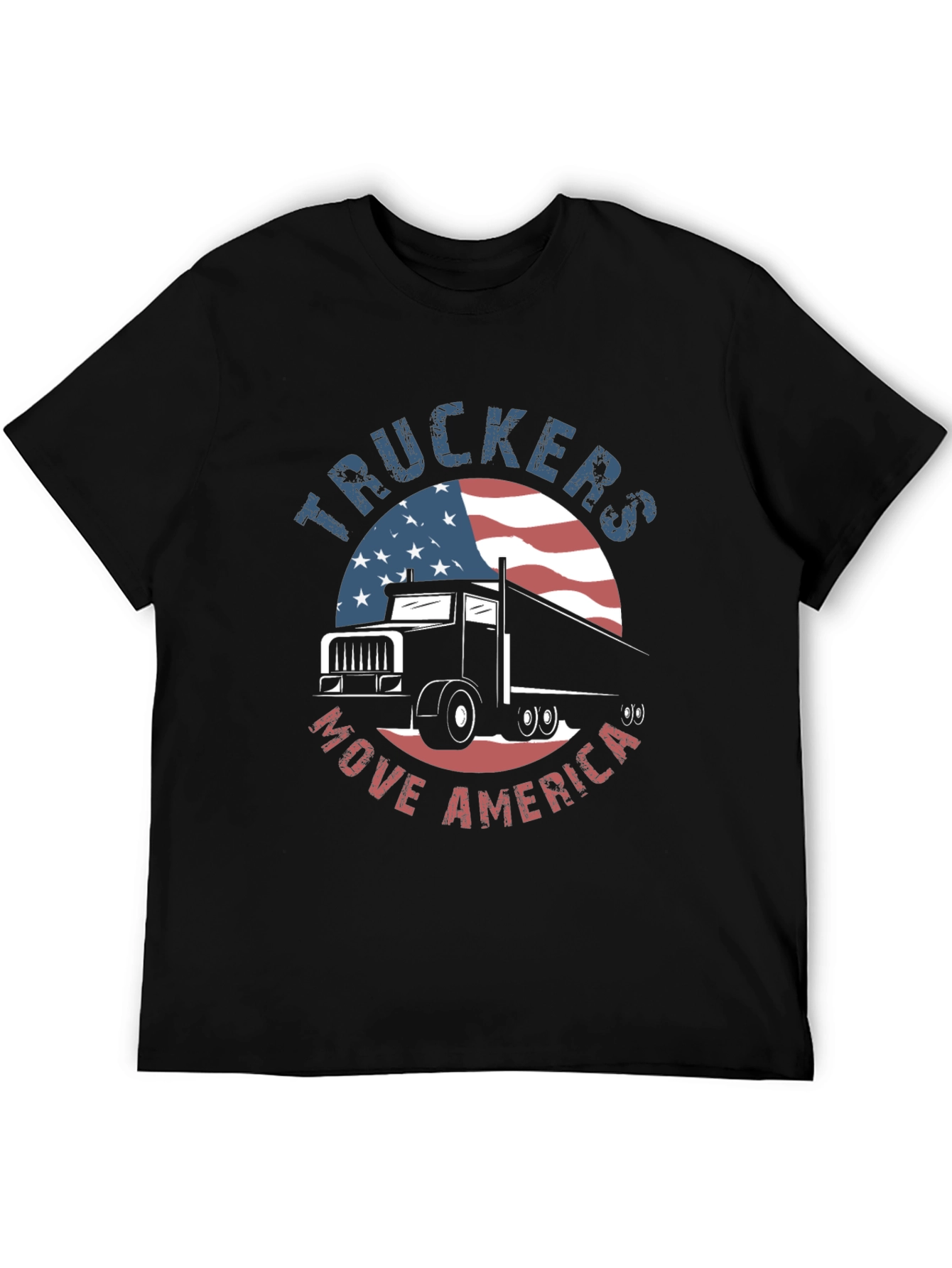 Truckers Move America T-Shirt - Patriotic Tee