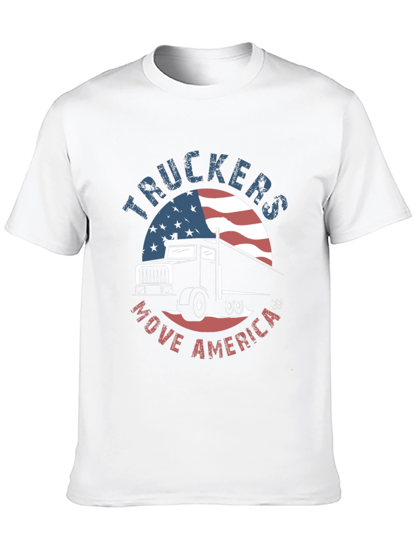 Truckers Move America T-Shirt - Patriotic Tee