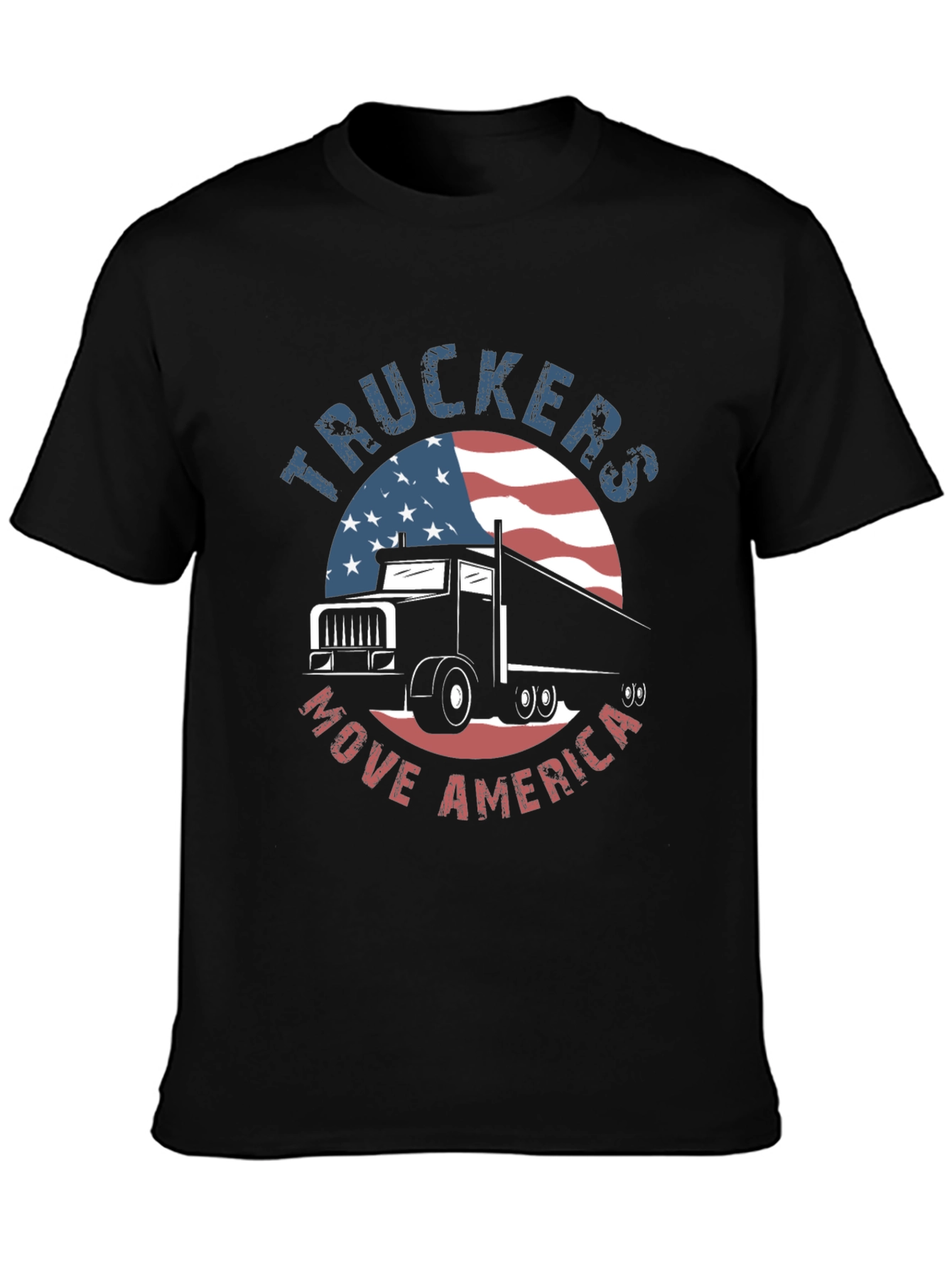 Truckers Move America T-Shirt - Patriotic Tee