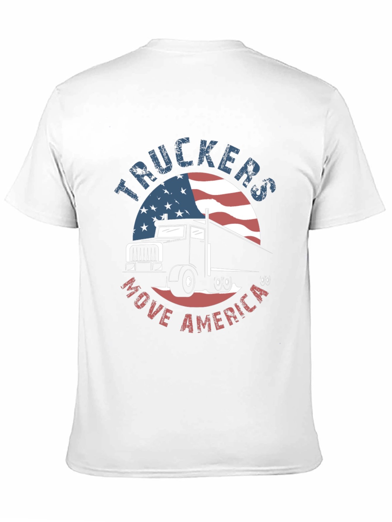 Truckers Move America T-Shirt - Patriotic Tee