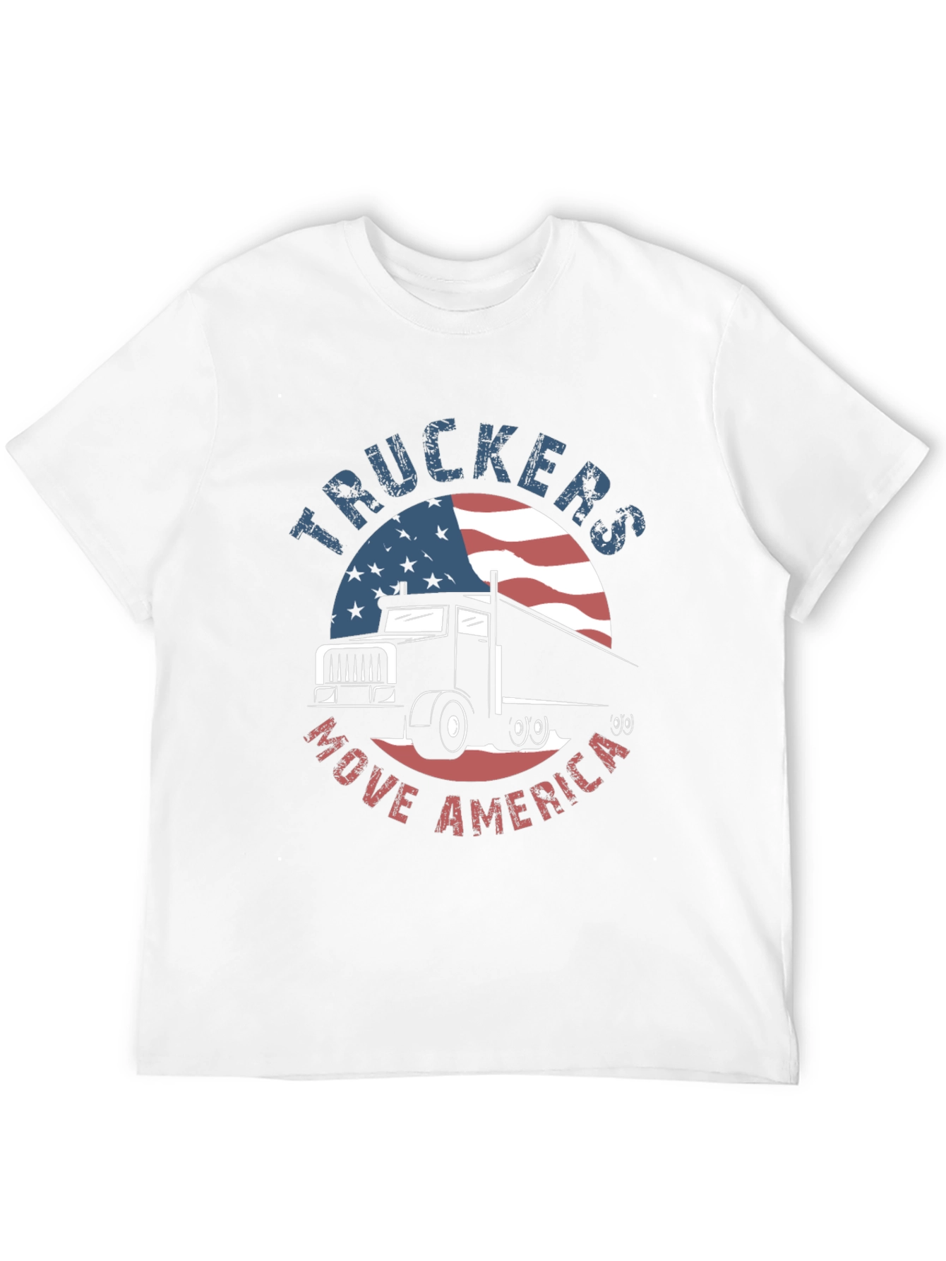 Truckers Move America T-Shirt - Patriotic Tee