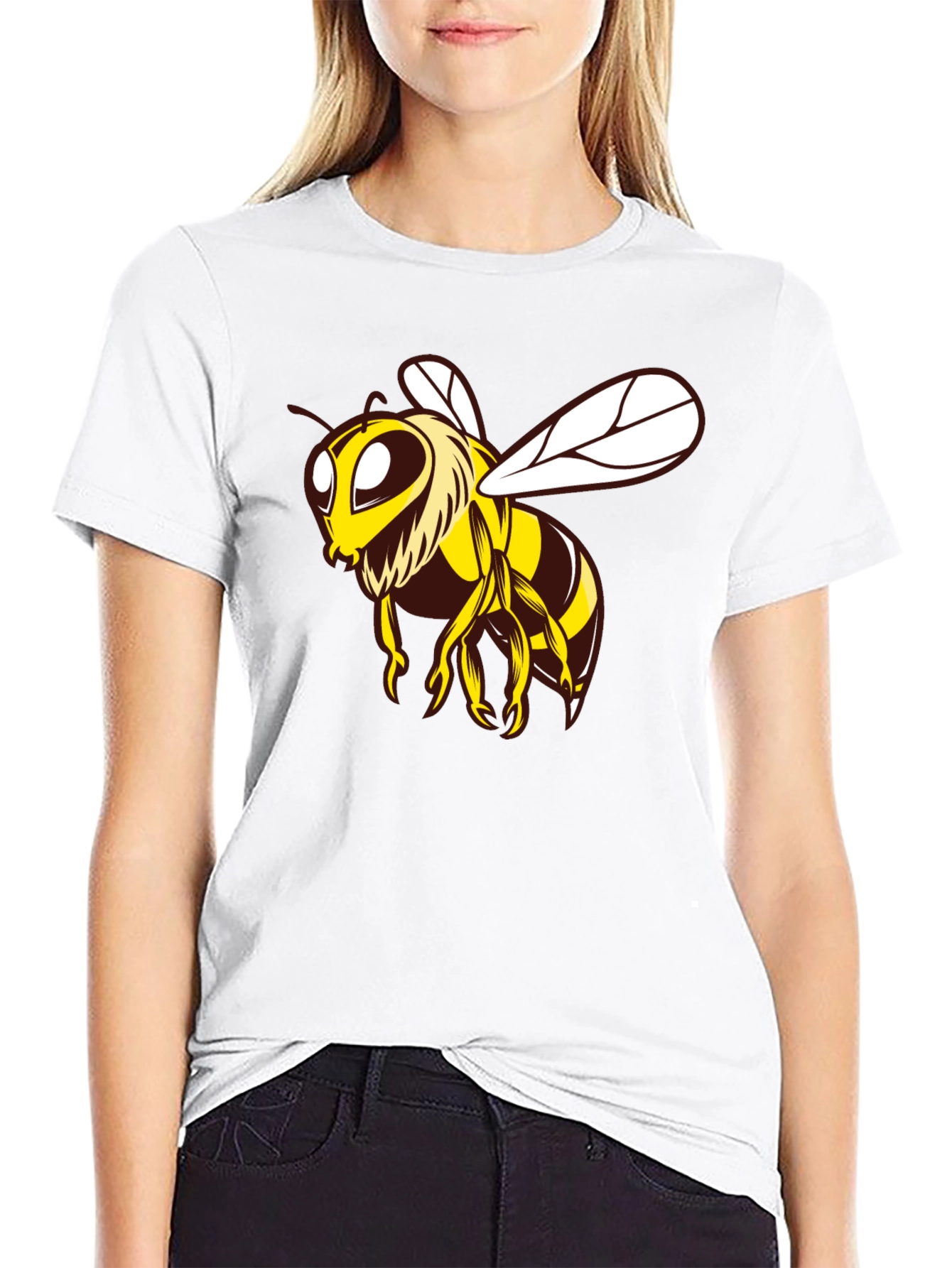 Bee Graphic Black T-Shirt