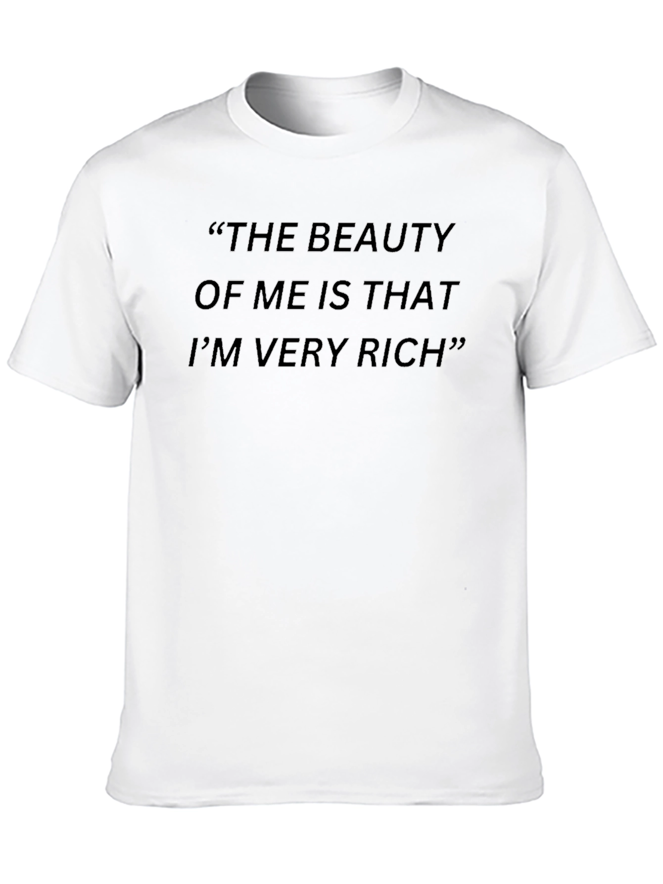 Richness Quote Graphic Tee