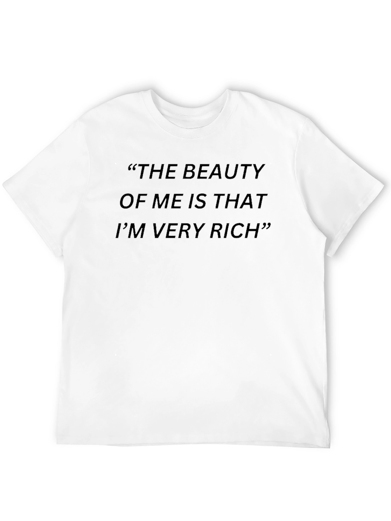Richness Quote Graphic Tee
