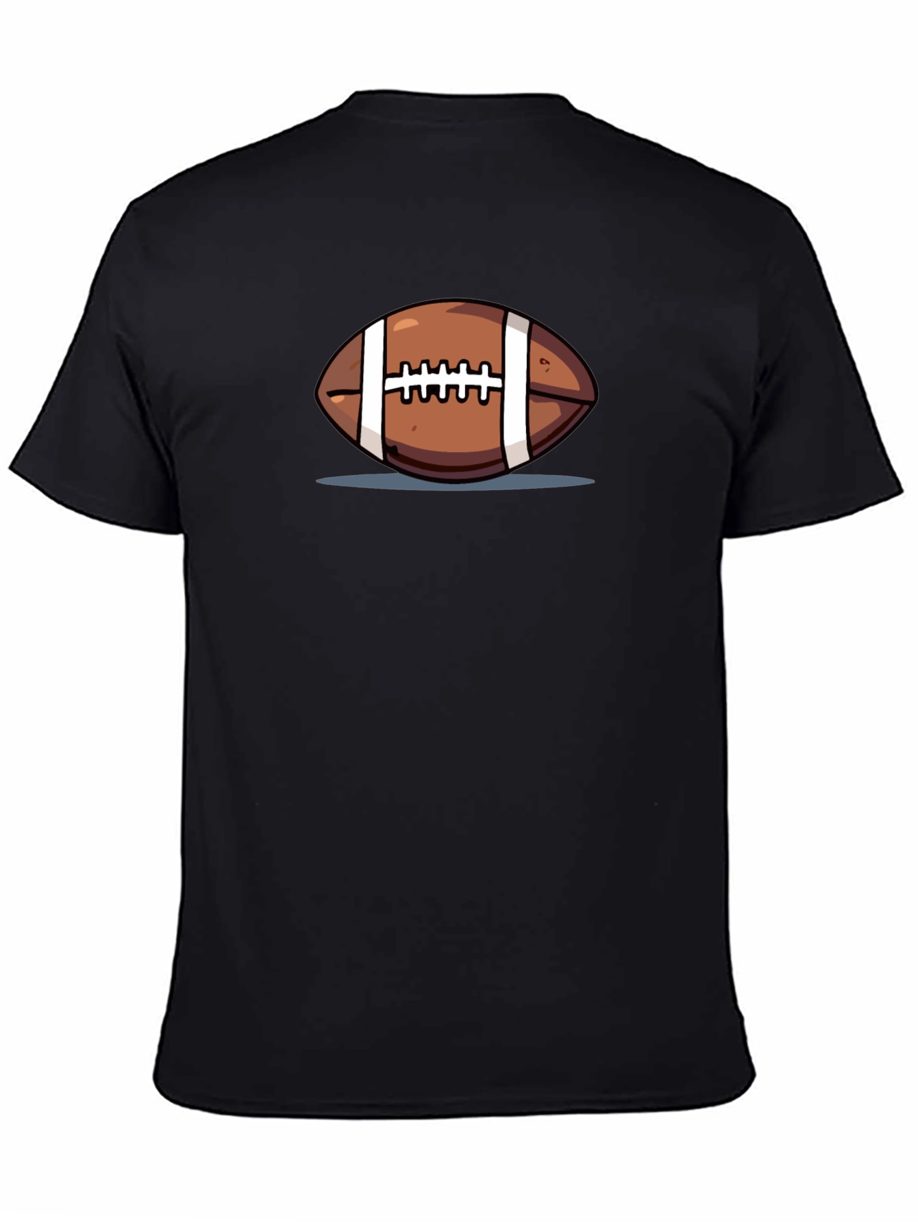 Football Graphic Black T-Shirt