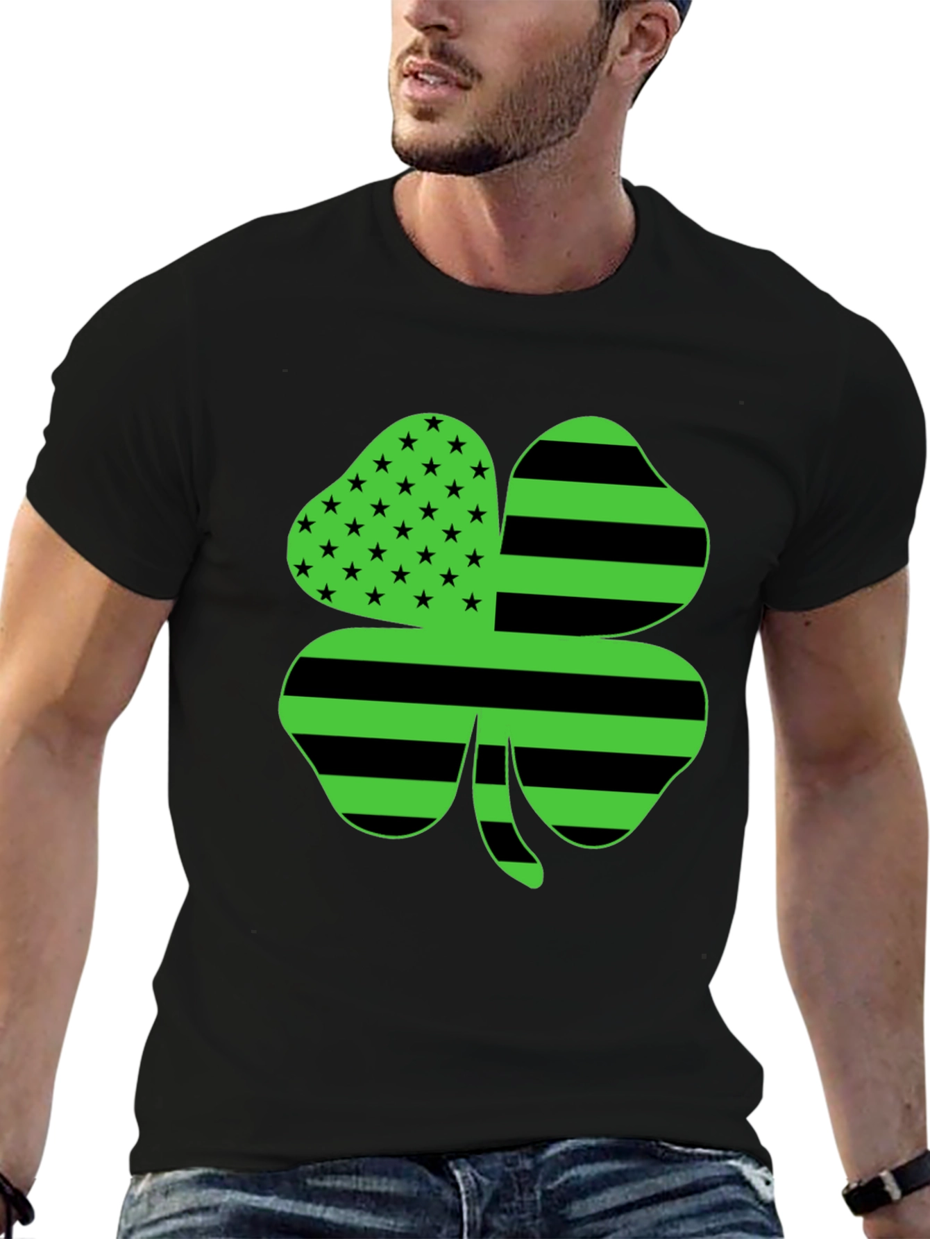 St. Patricks Day Shamrock Novelty Graphic Tee
