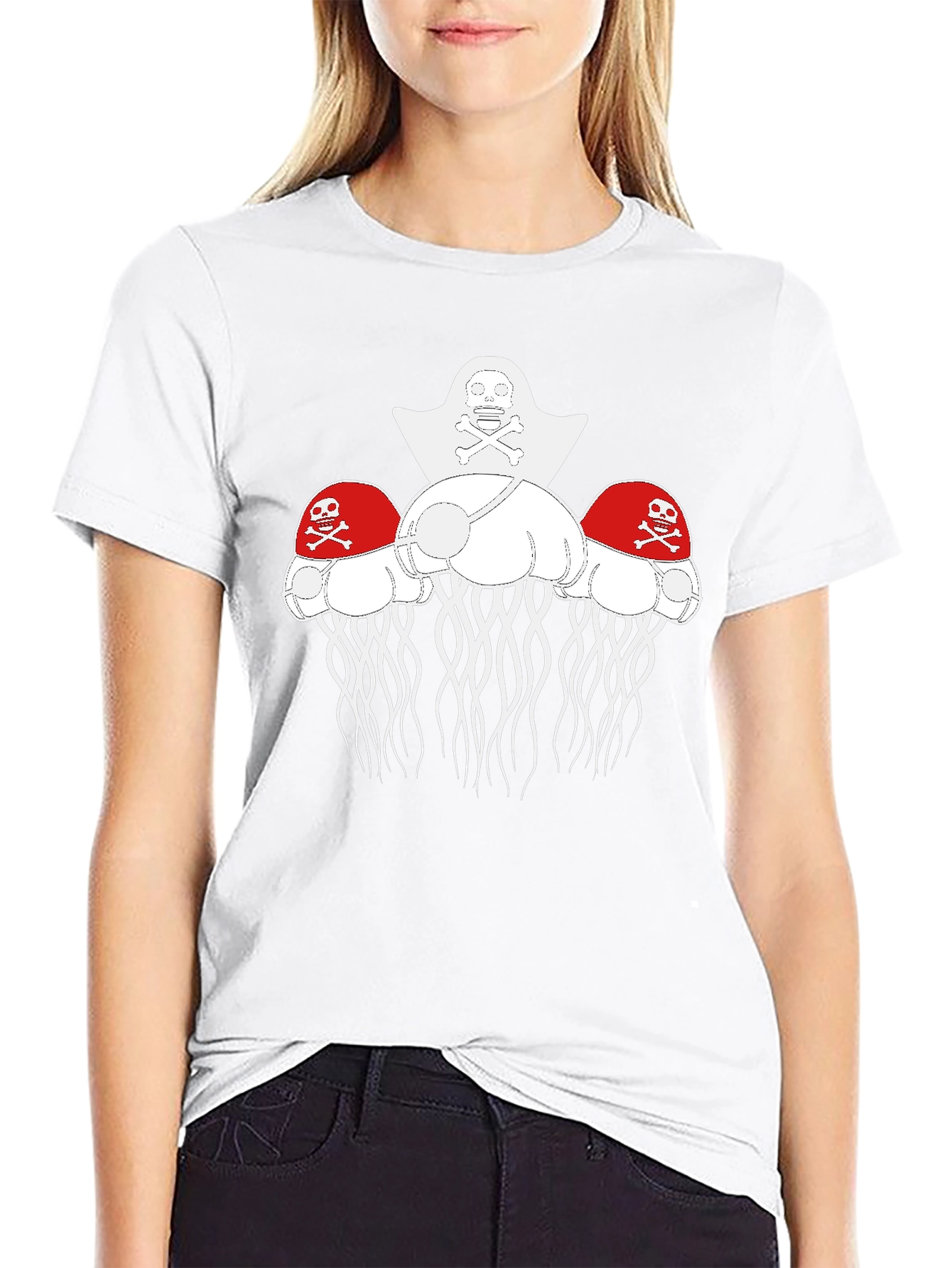Pirate Jellyfish Graphic T-Shirt