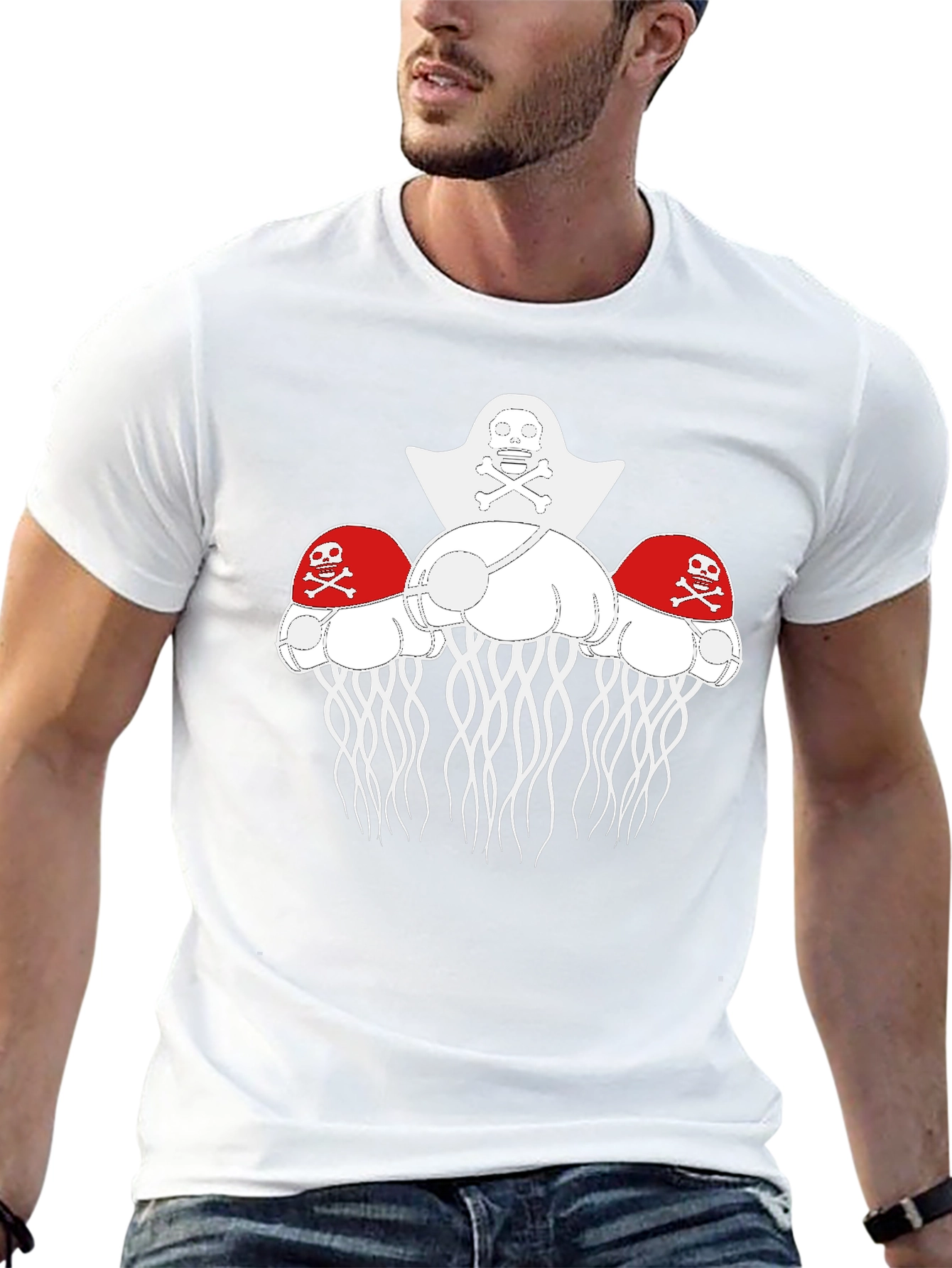 Pirate Jellyfish Graphic T-Shirt