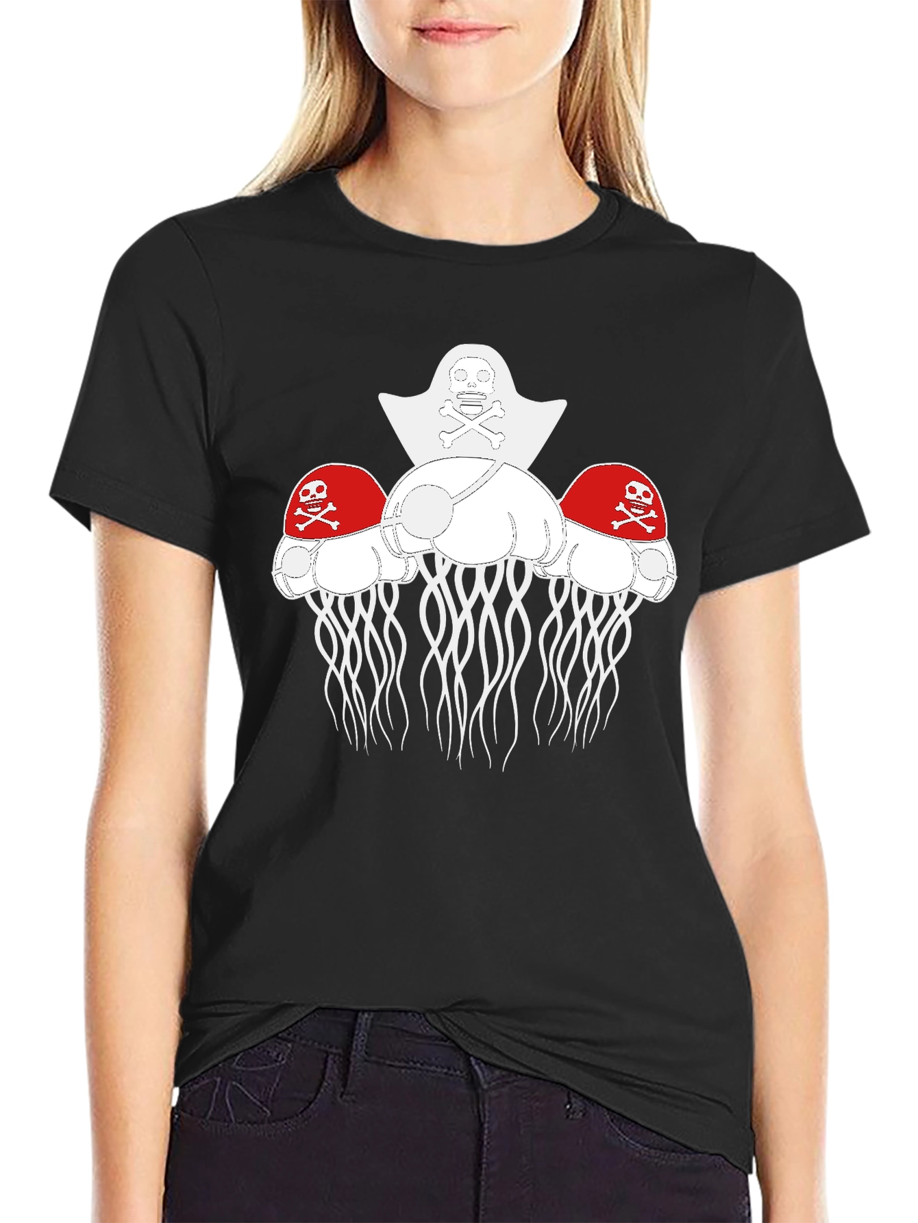 Pirate Jellyfish Graphic T-Shirt