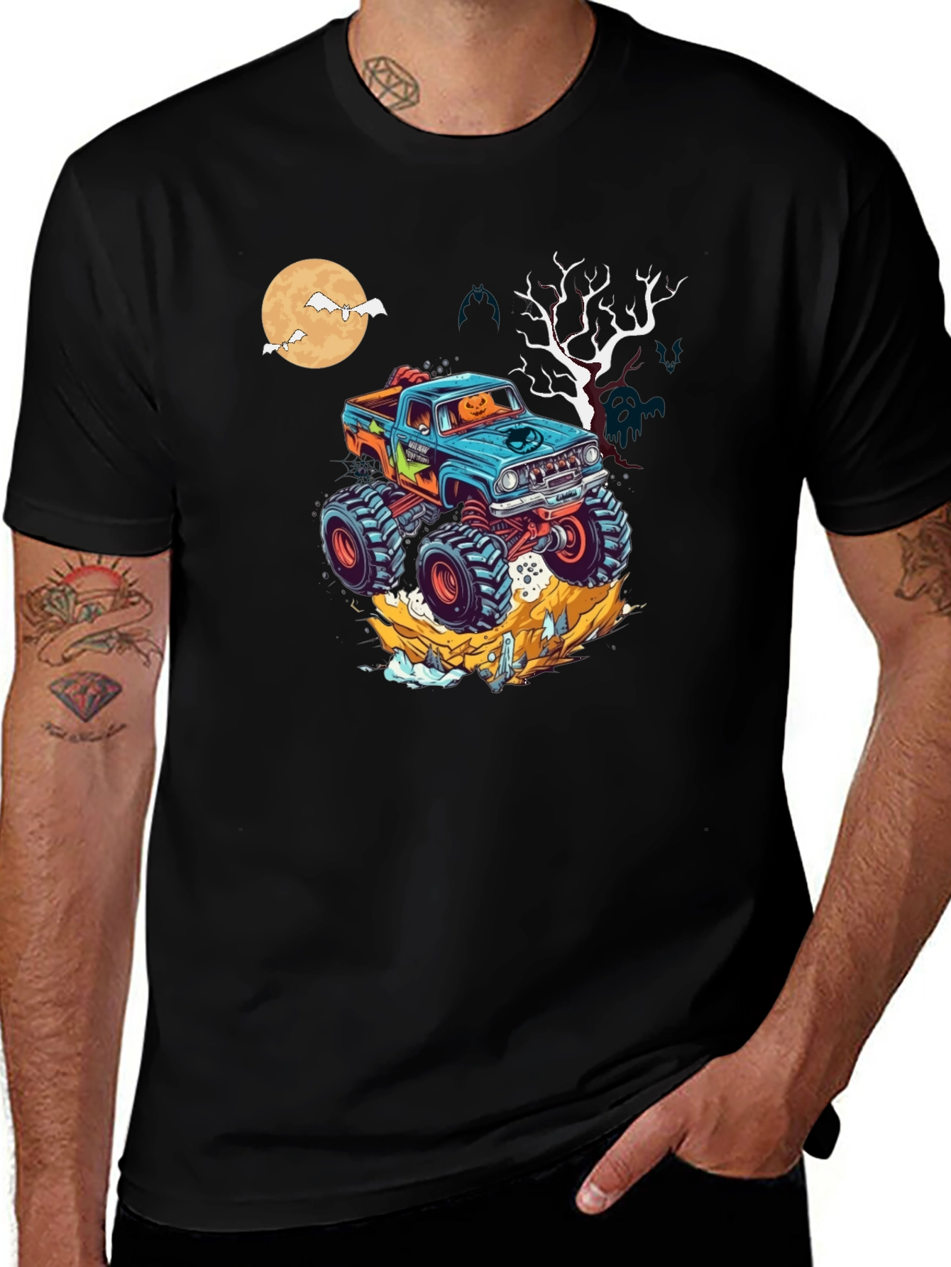 Halloween Monster Truck T-Shirt