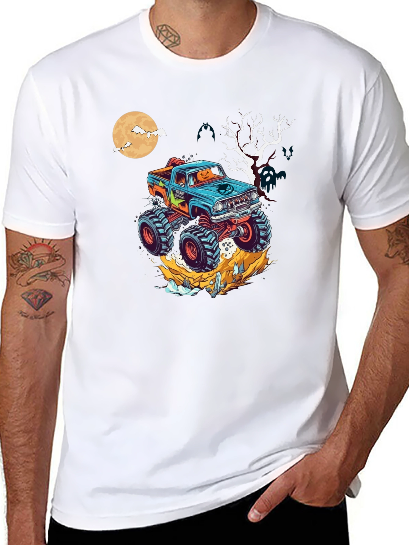 Halloween Monster Truck T-Shirt