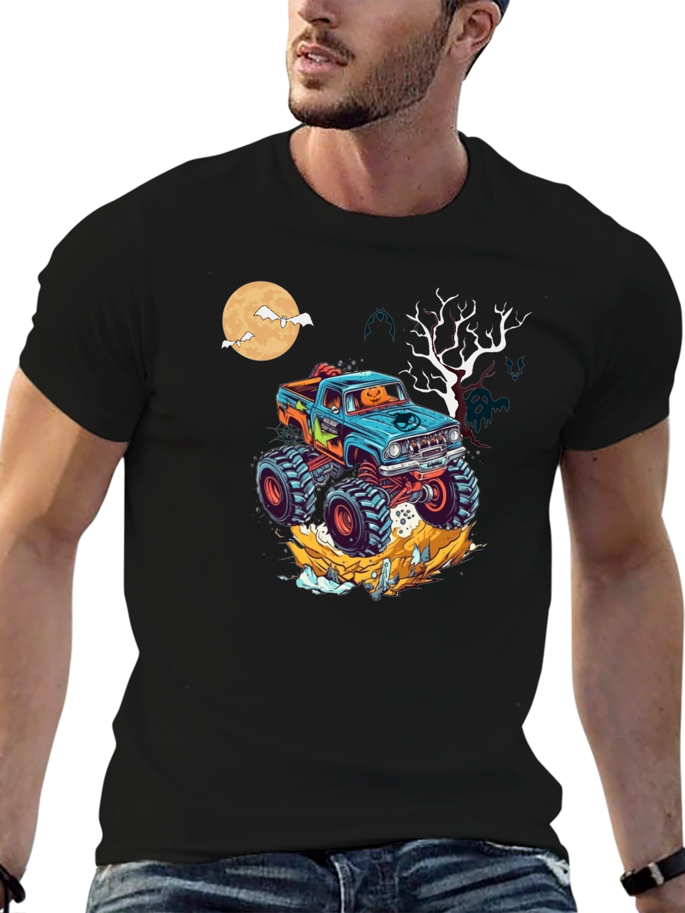 Halloween Monster Truck T-Shirt