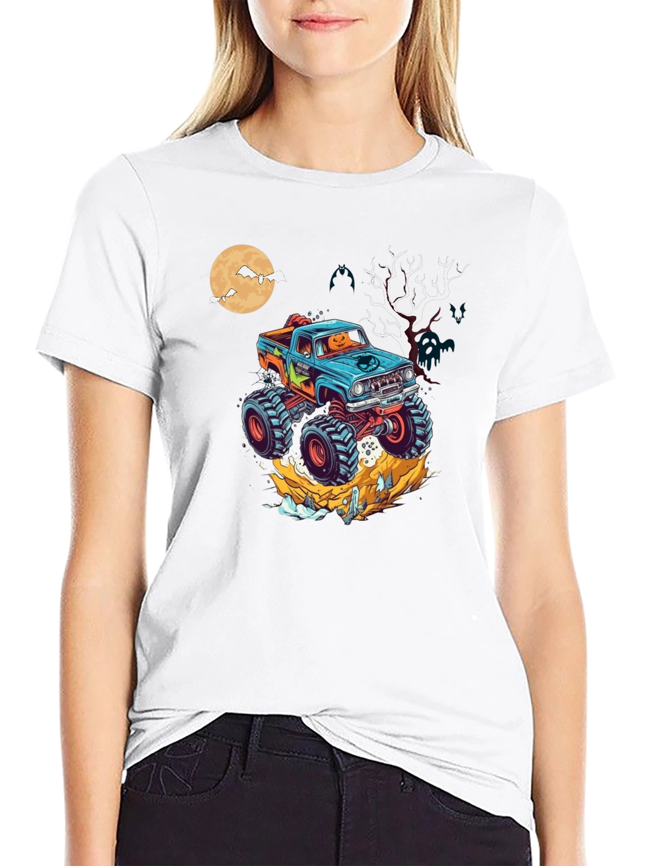 Halloween Monster Truck T-Shirt