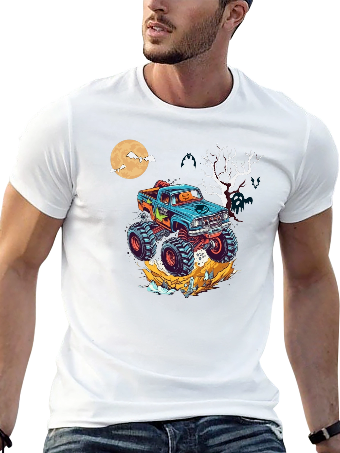 Halloween Monster Truck T-Shirt