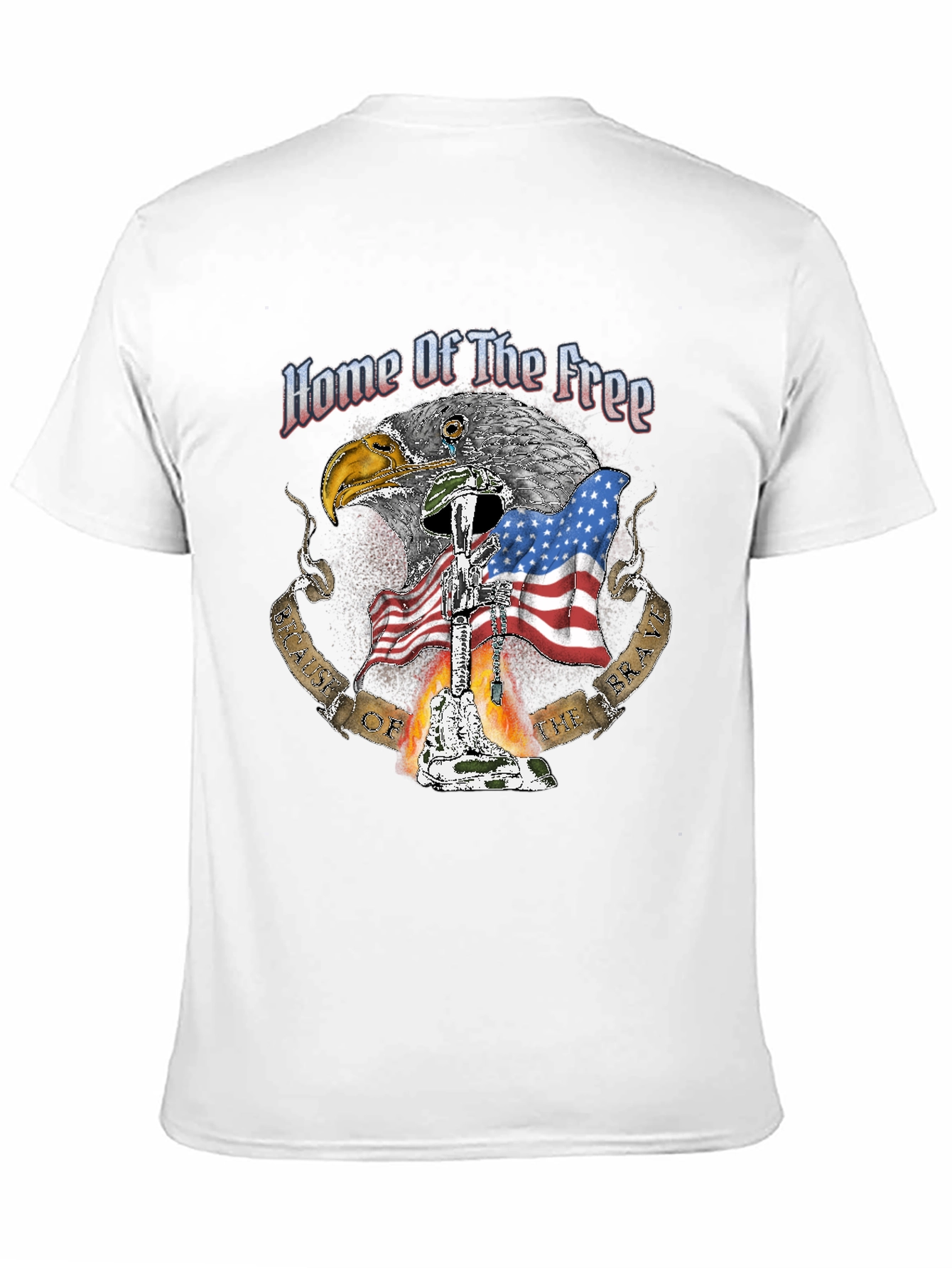 Home Of The Free Patriotic T-Shirt