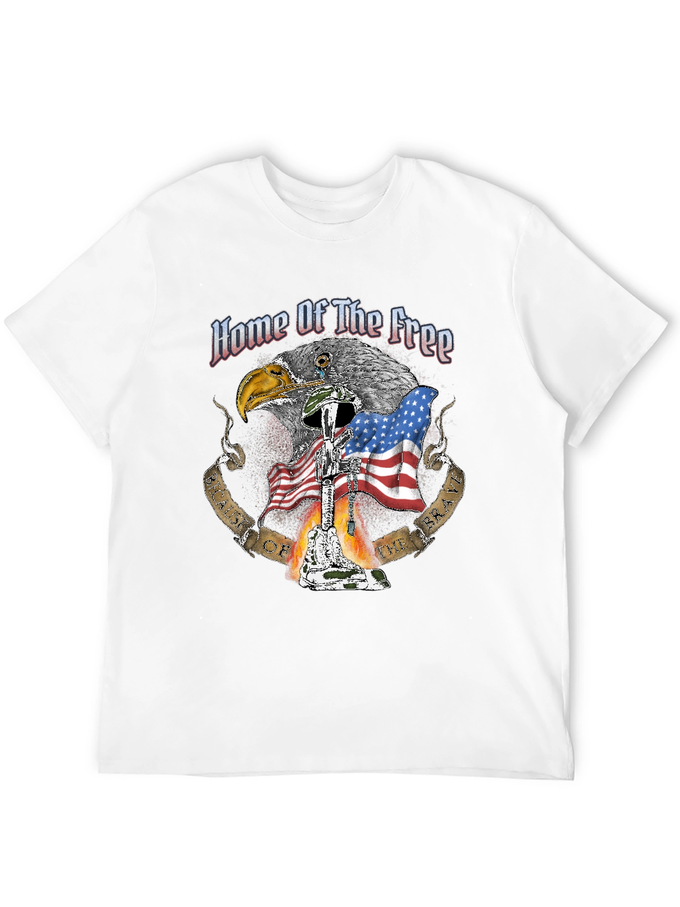 Home Of The Free Patriotic T-Shirt