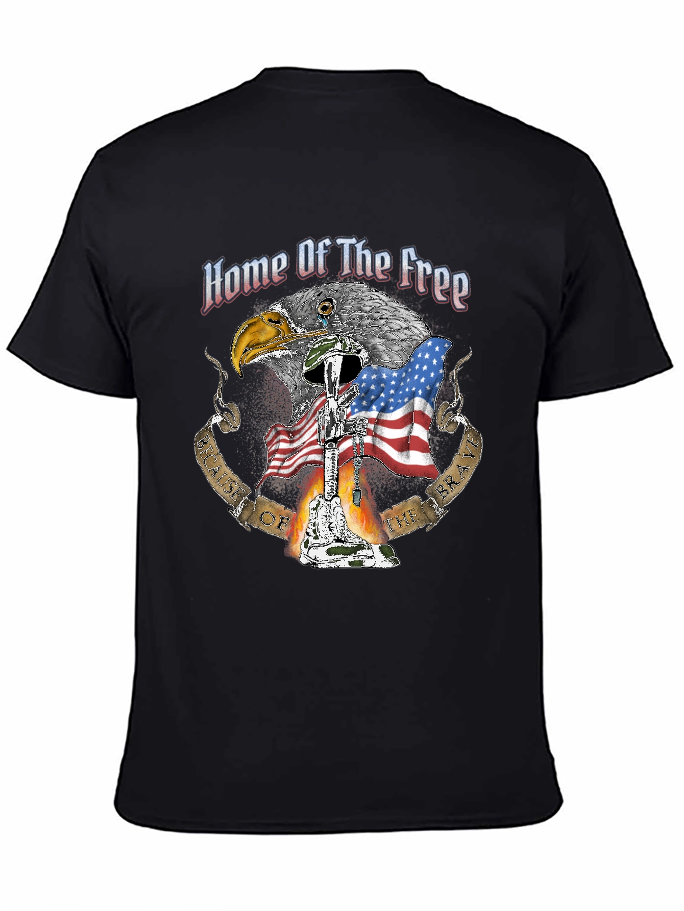 Home Of The Free Patriotic T-Shirt