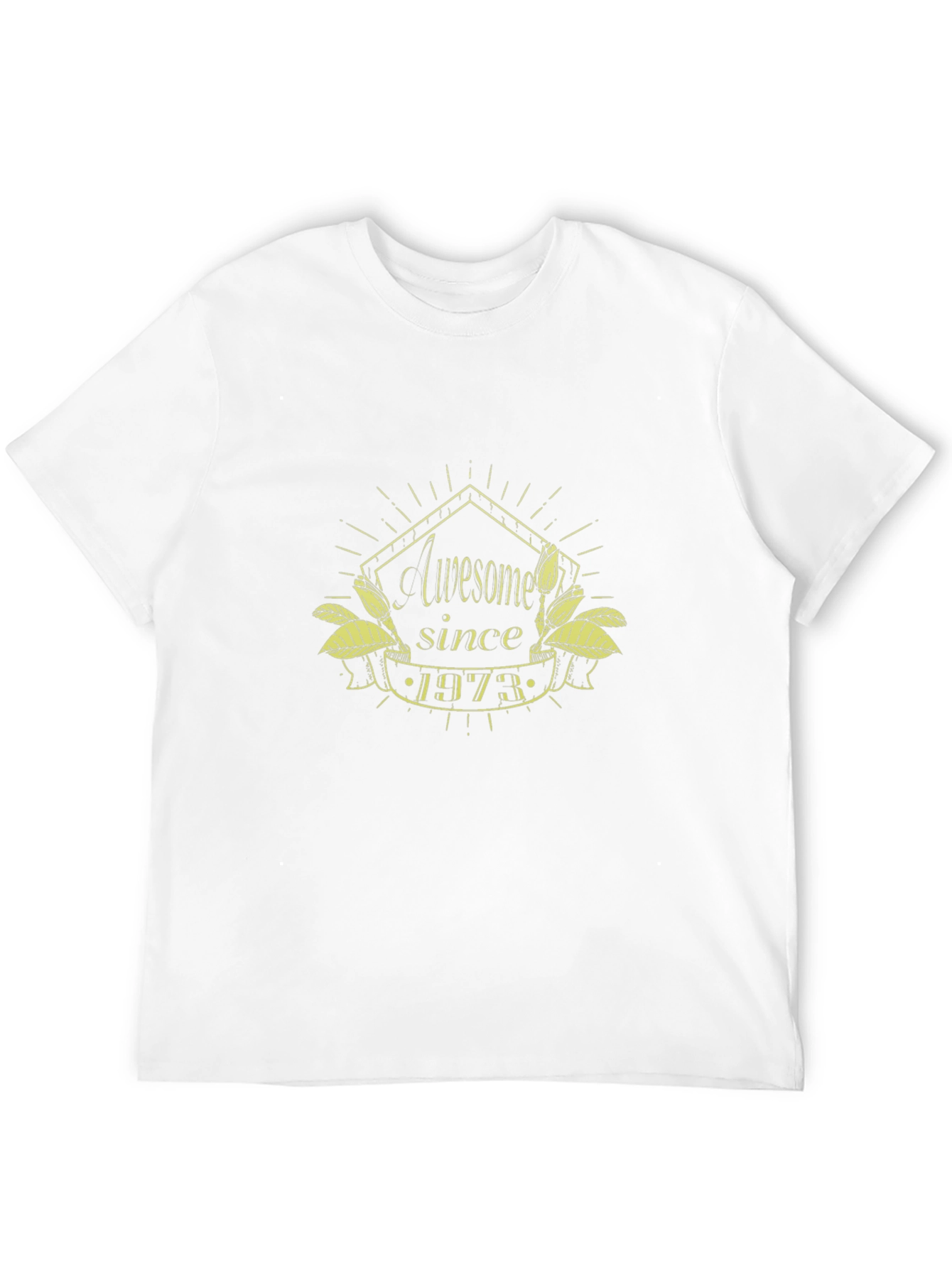 Awesome Since 1973 Black T-Shirt